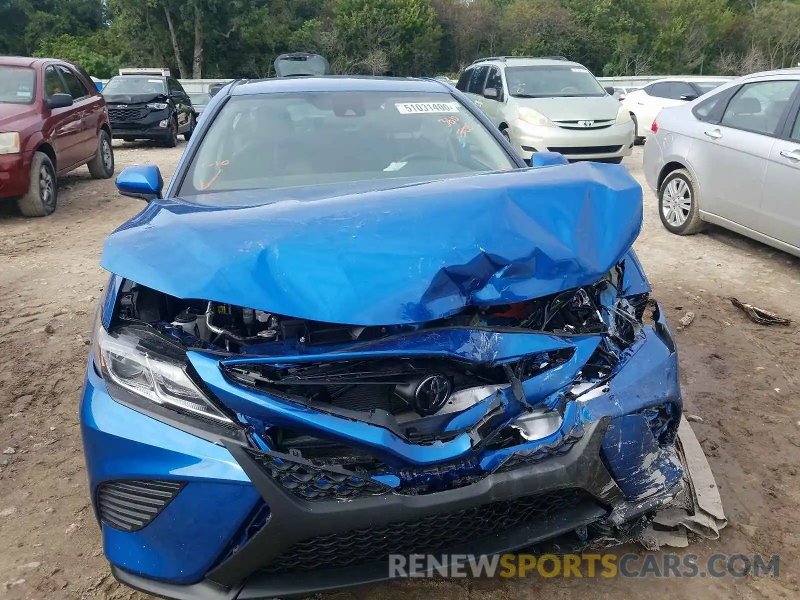 9 Photograph of a damaged car 4T1G11AK7LU321060 TOYOTA CAMRY 2020