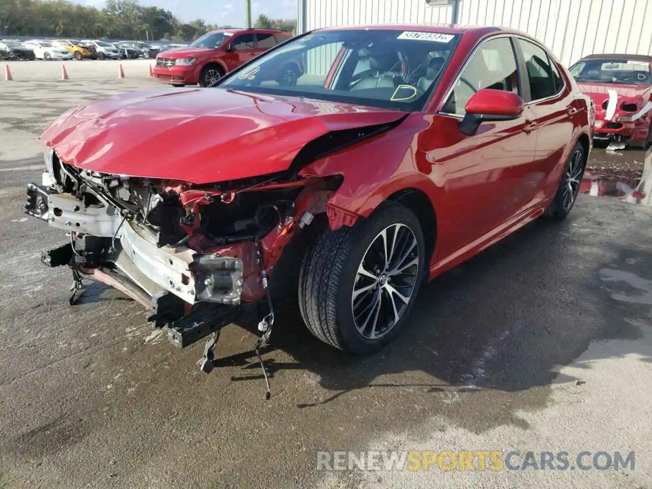 2 Photograph of a damaged car 4T1G11AK7LU321608 TOYOTA CAMRY 2020