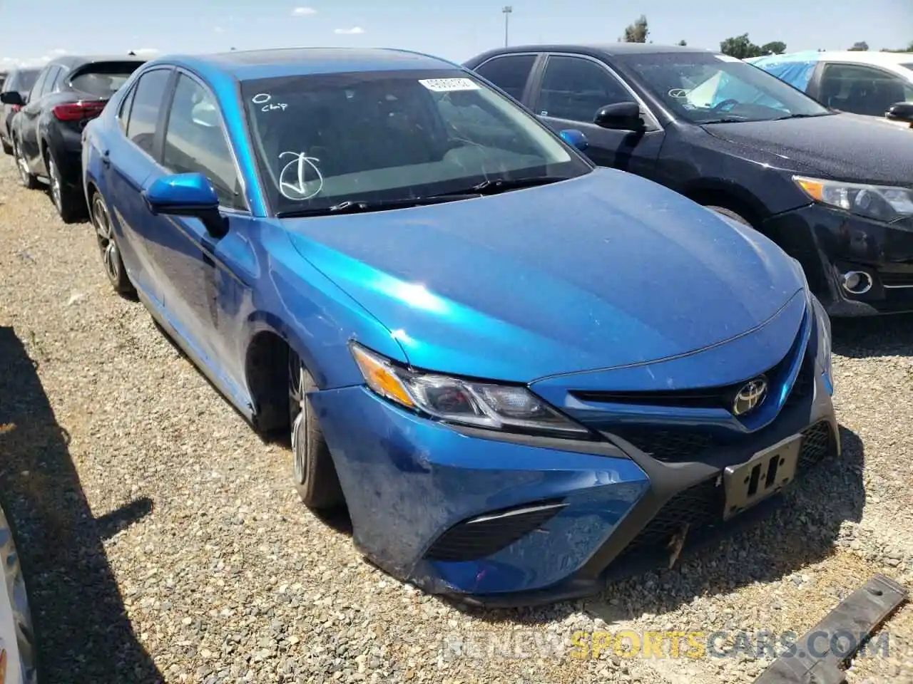 1 Photograph of a damaged car 4T1G11AK7LU322063 TOYOTA CAMRY 2020