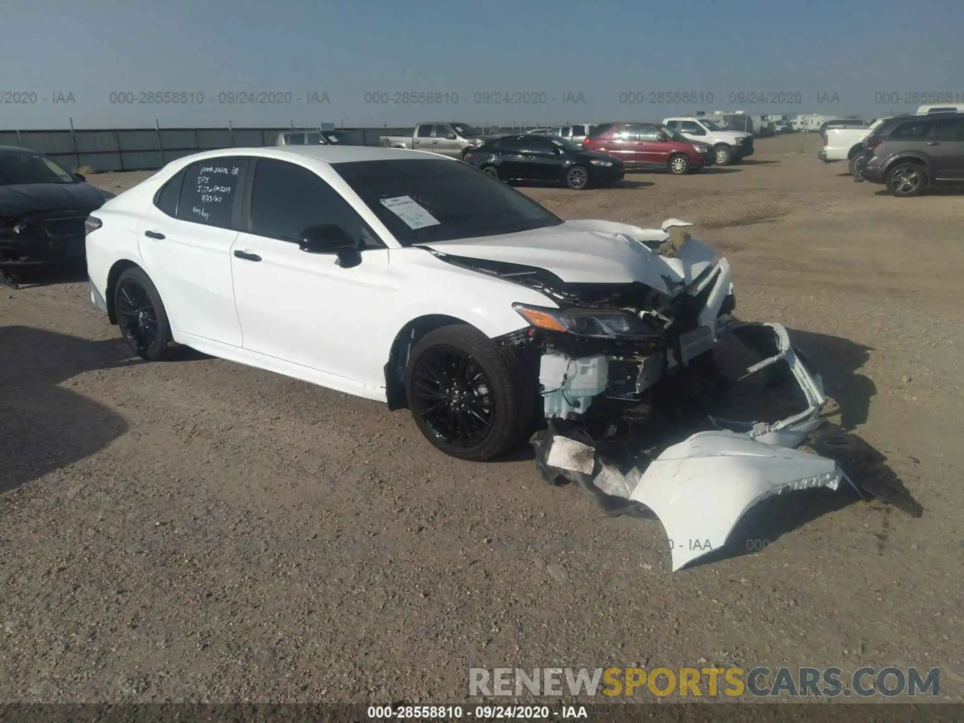 1 Photograph of a damaged car 4T1G11AK7LU322905 TOYOTA CAMRY 2020