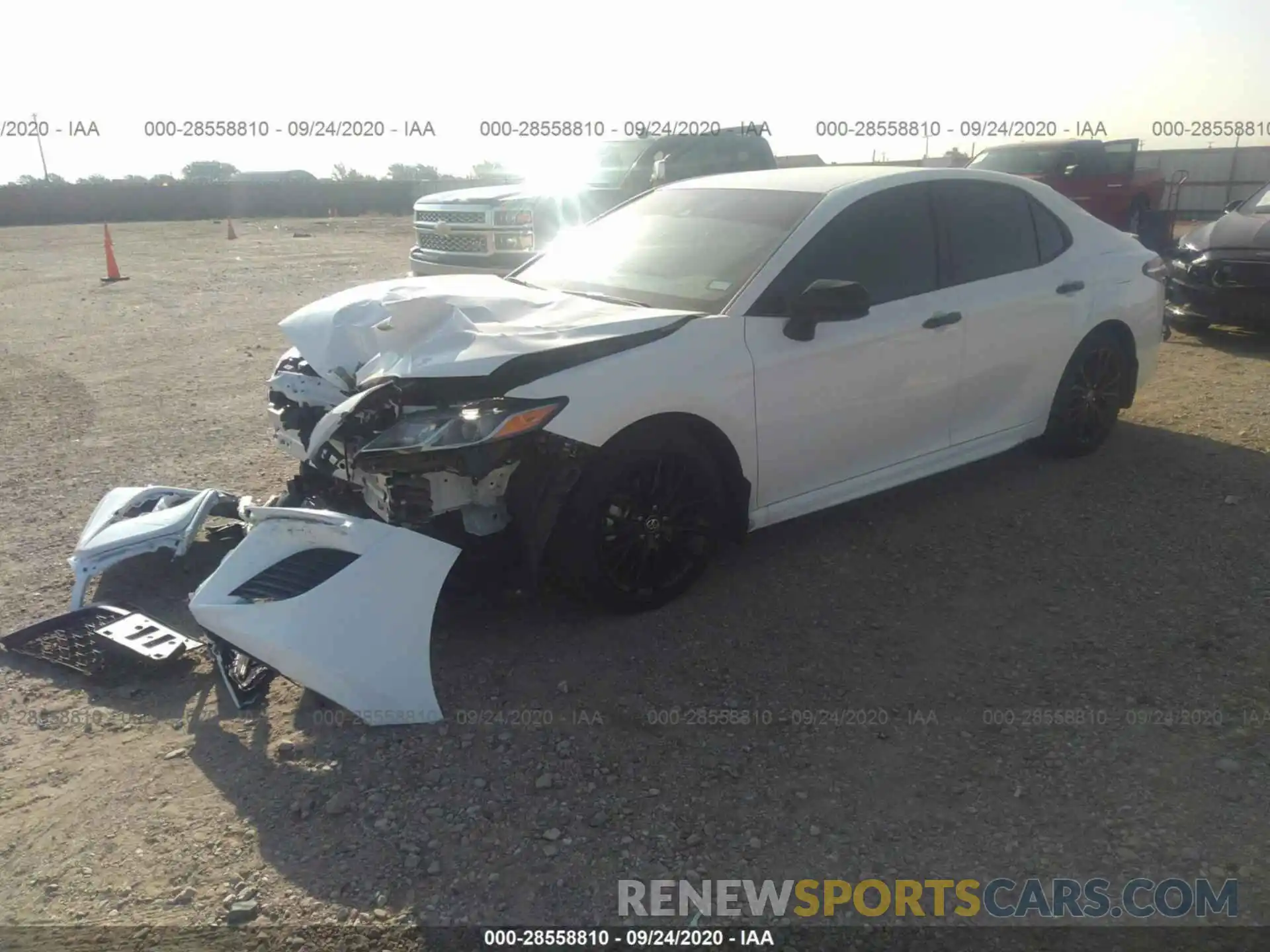 2 Photograph of a damaged car 4T1G11AK7LU322905 TOYOTA CAMRY 2020