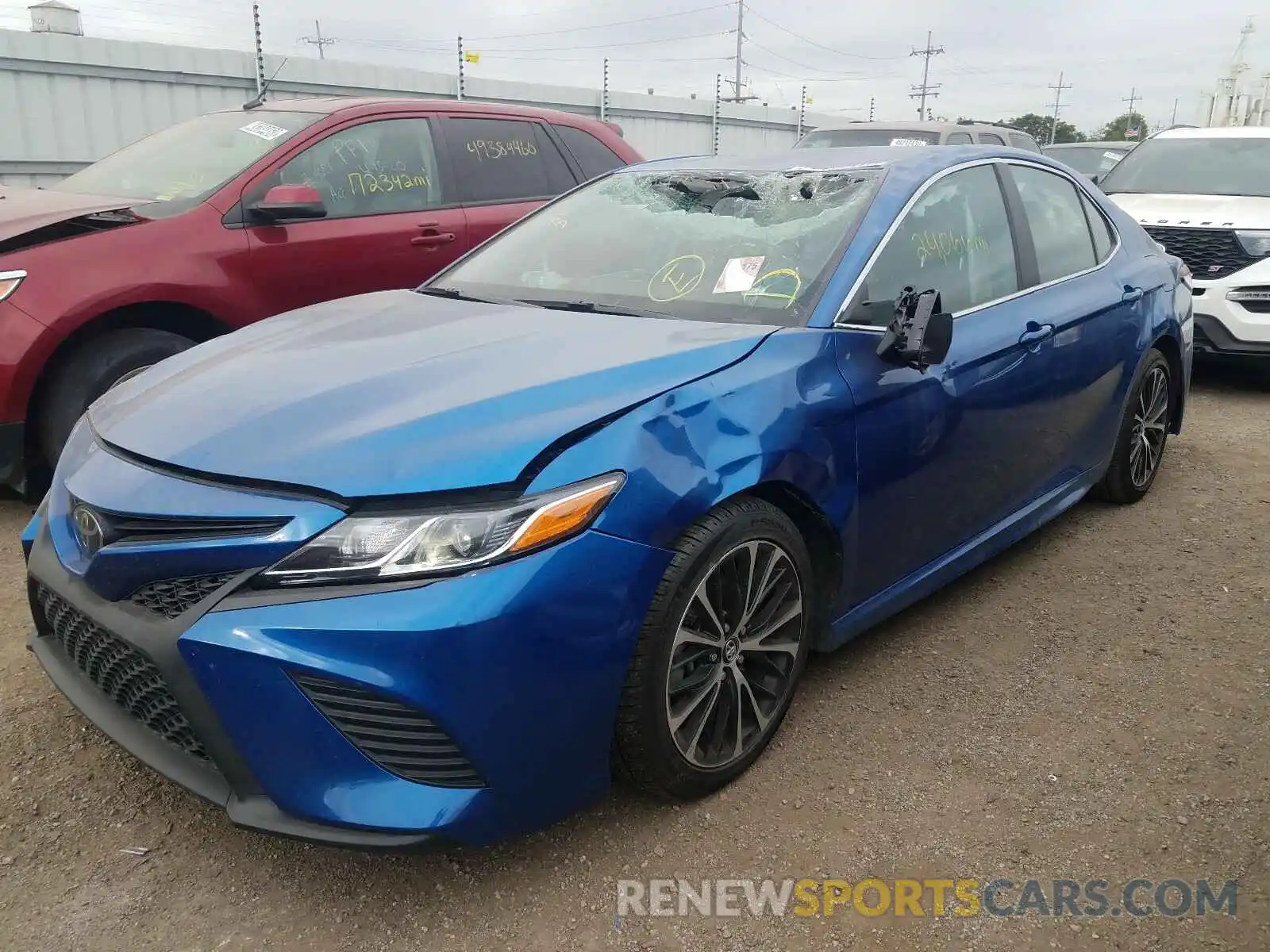 2 Photograph of a damaged car 4T1G11AK7LU324377 TOYOTA CAMRY 2020