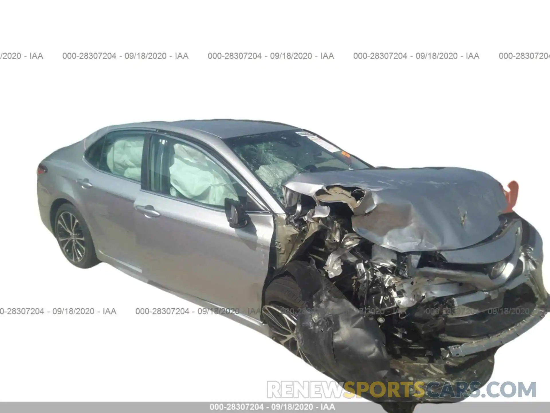 1 Photograph of a damaged car 4T1G11AK7LU325772 TOYOTA CAMRY 2020
