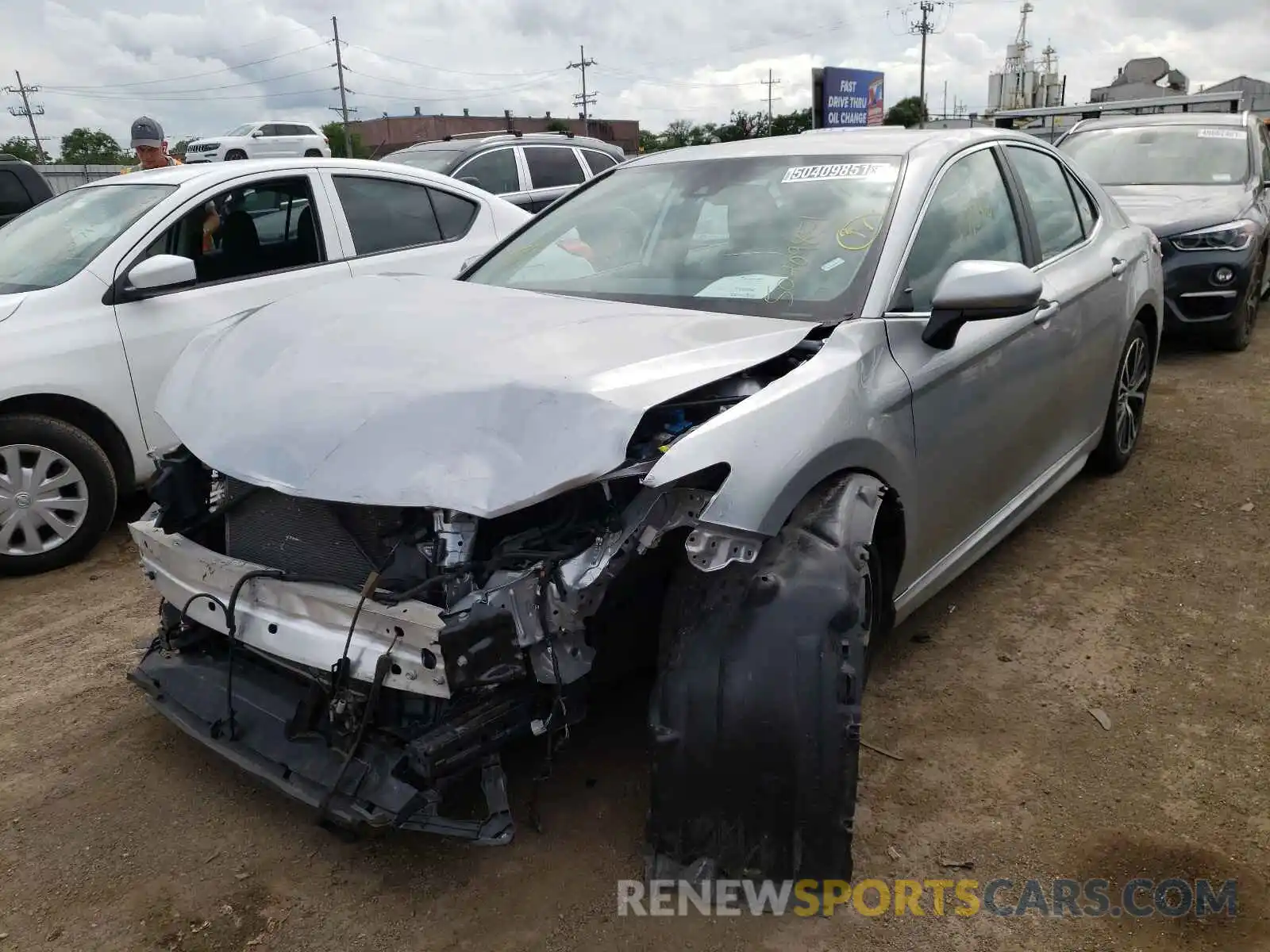 2 Photograph of a damaged car 4T1G11AK7LU328784 TOYOTA CAMRY 2020