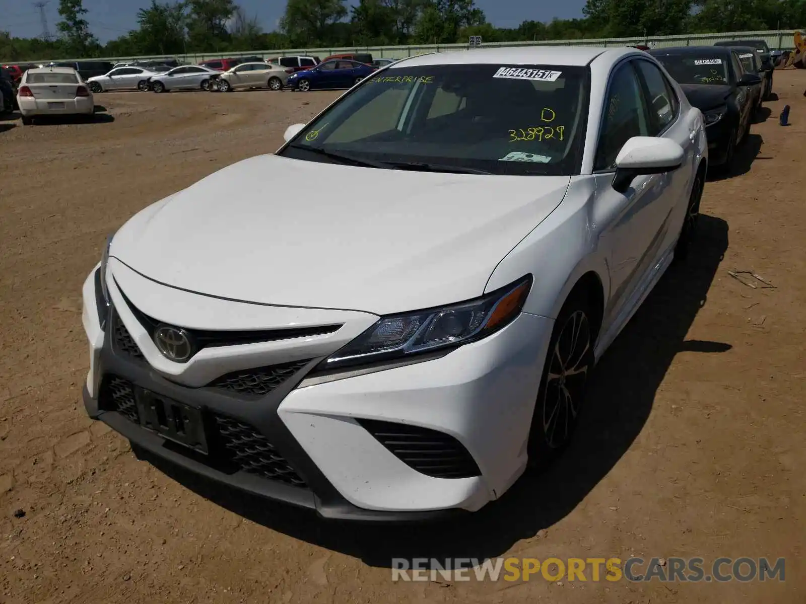 2 Photograph of a damaged car 4T1G11AK7LU328929 TOYOTA CAMRY 2020