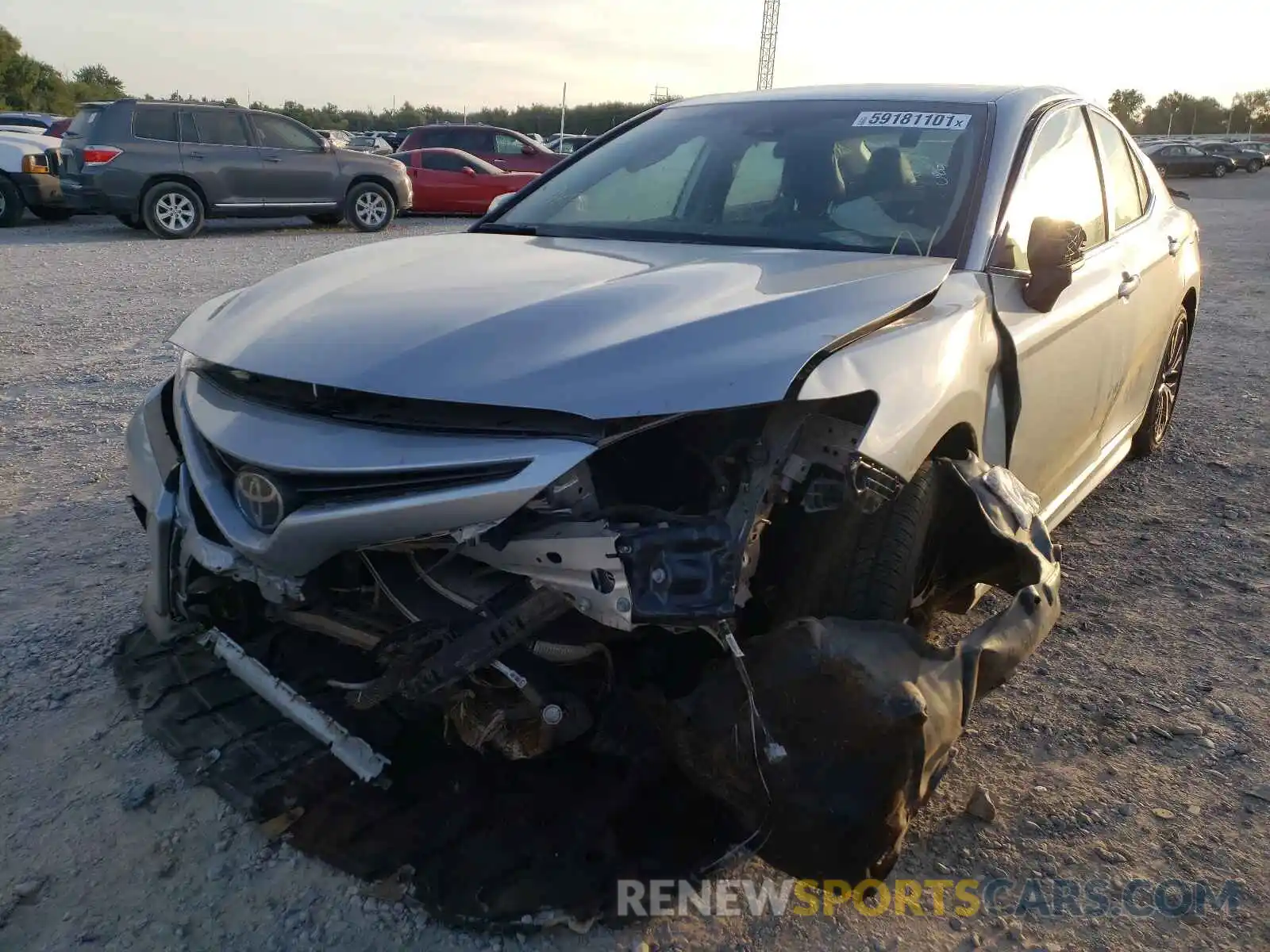 2 Photograph of a damaged car 4T1G11AK7LU332169 TOYOTA CAMRY 2020