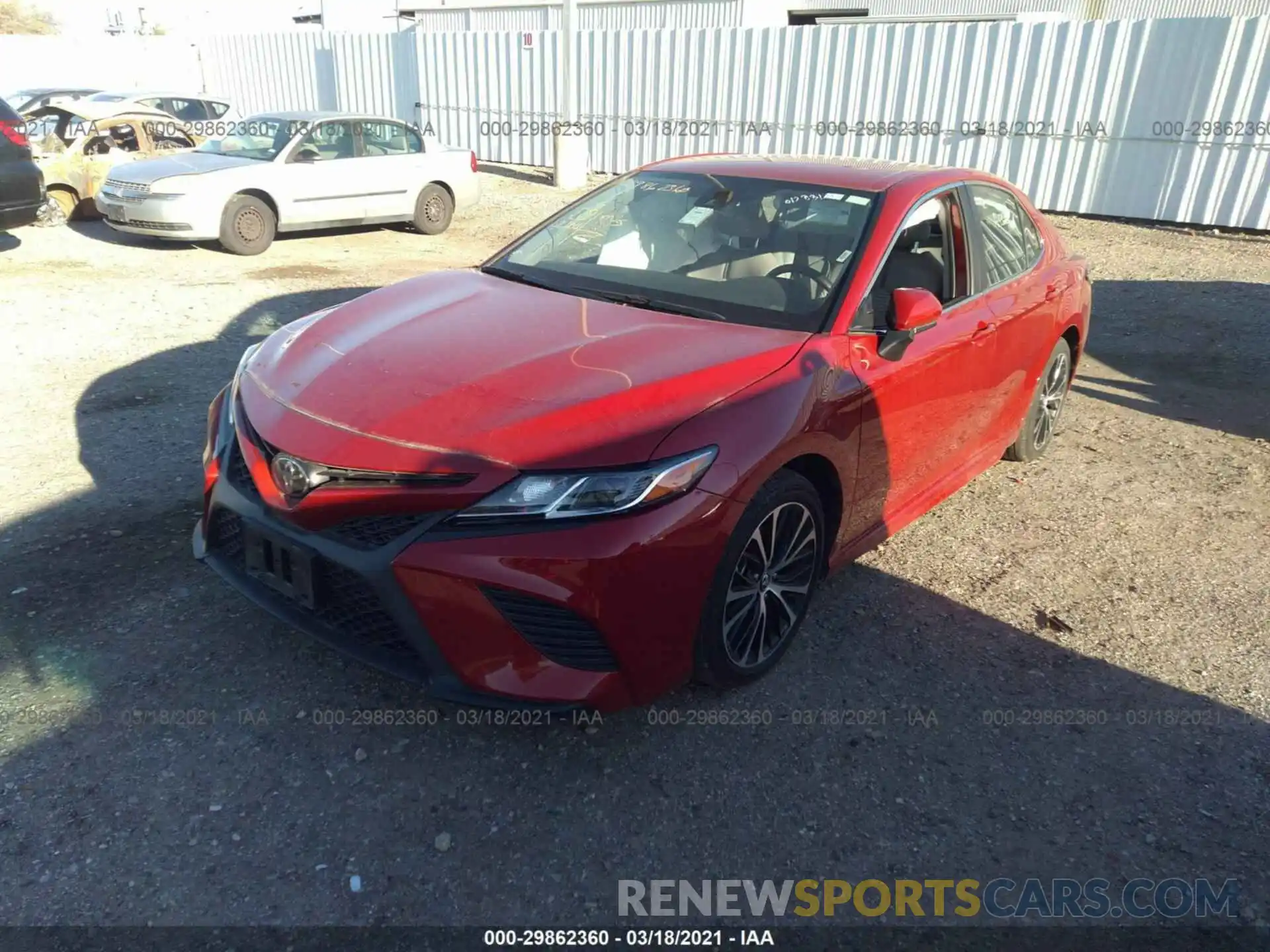 2 Photograph of a damaged car 4T1G11AK7LU334441 TOYOTA CAMRY 2020