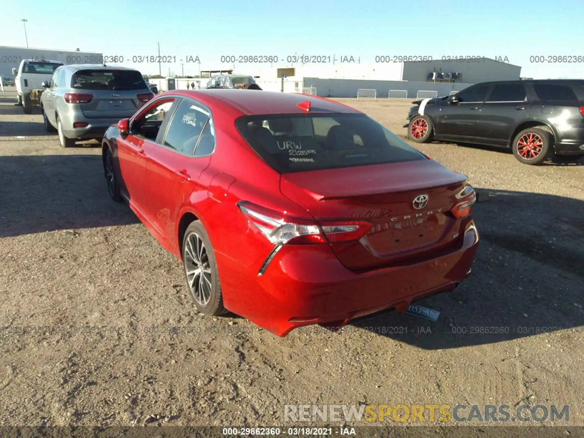 3 Photograph of a damaged car 4T1G11AK7LU334441 TOYOTA CAMRY 2020