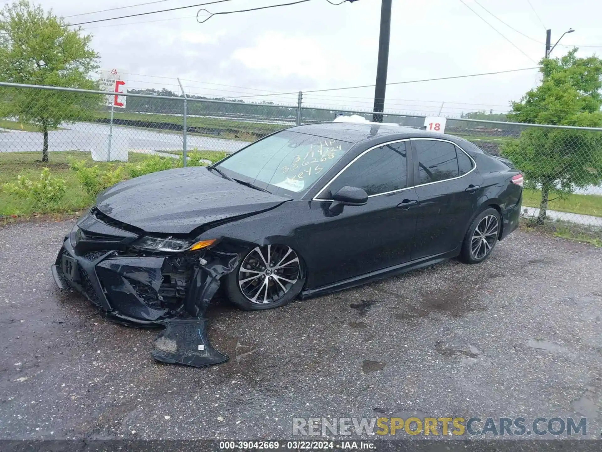 2 Photograph of a damaged car 4T1G11AK7LU336268 TOYOTA CAMRY 2020