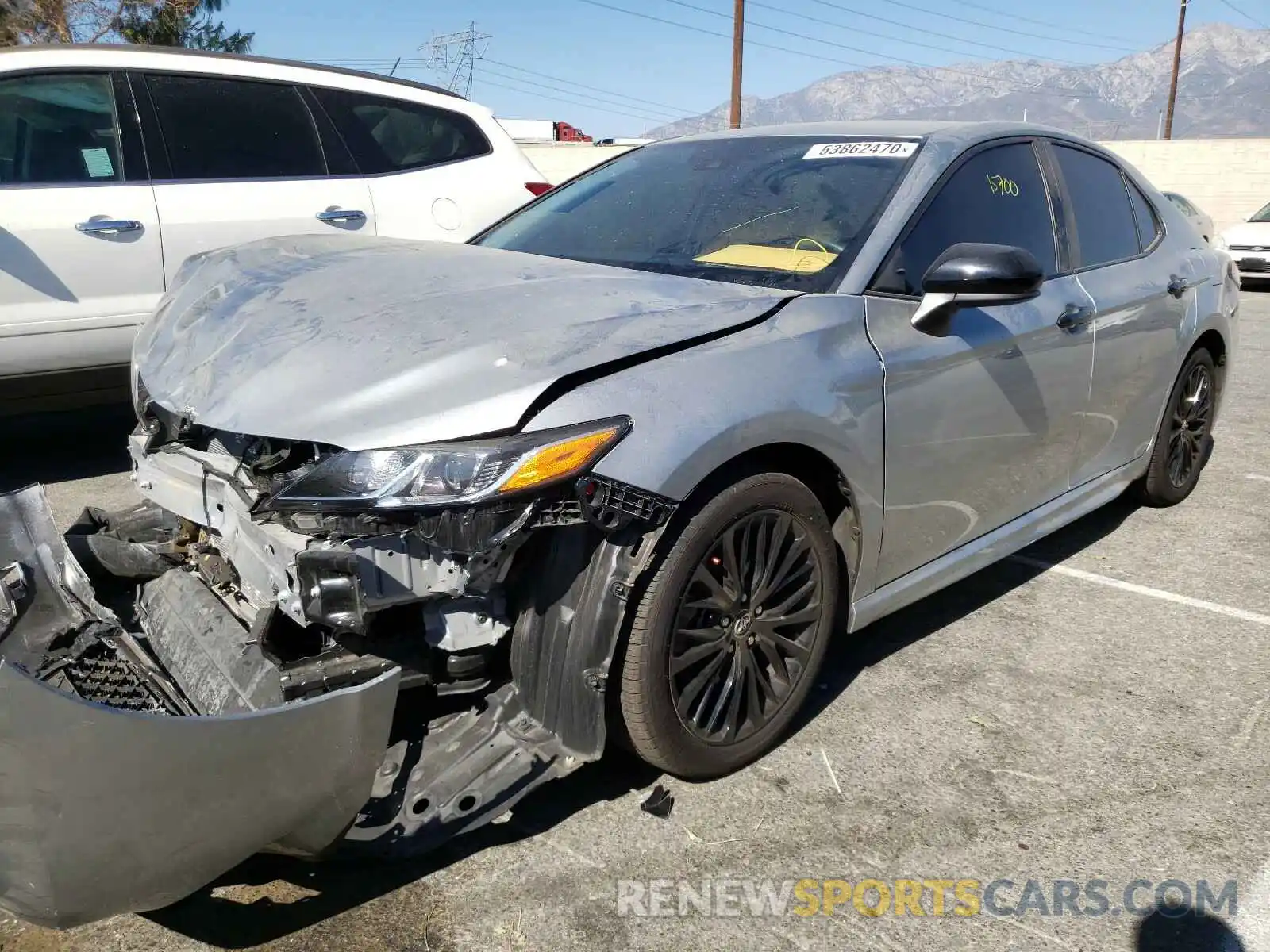 2 Photograph of a damaged car 4T1G11AK7LU338828 TOYOTA CAMRY 2020