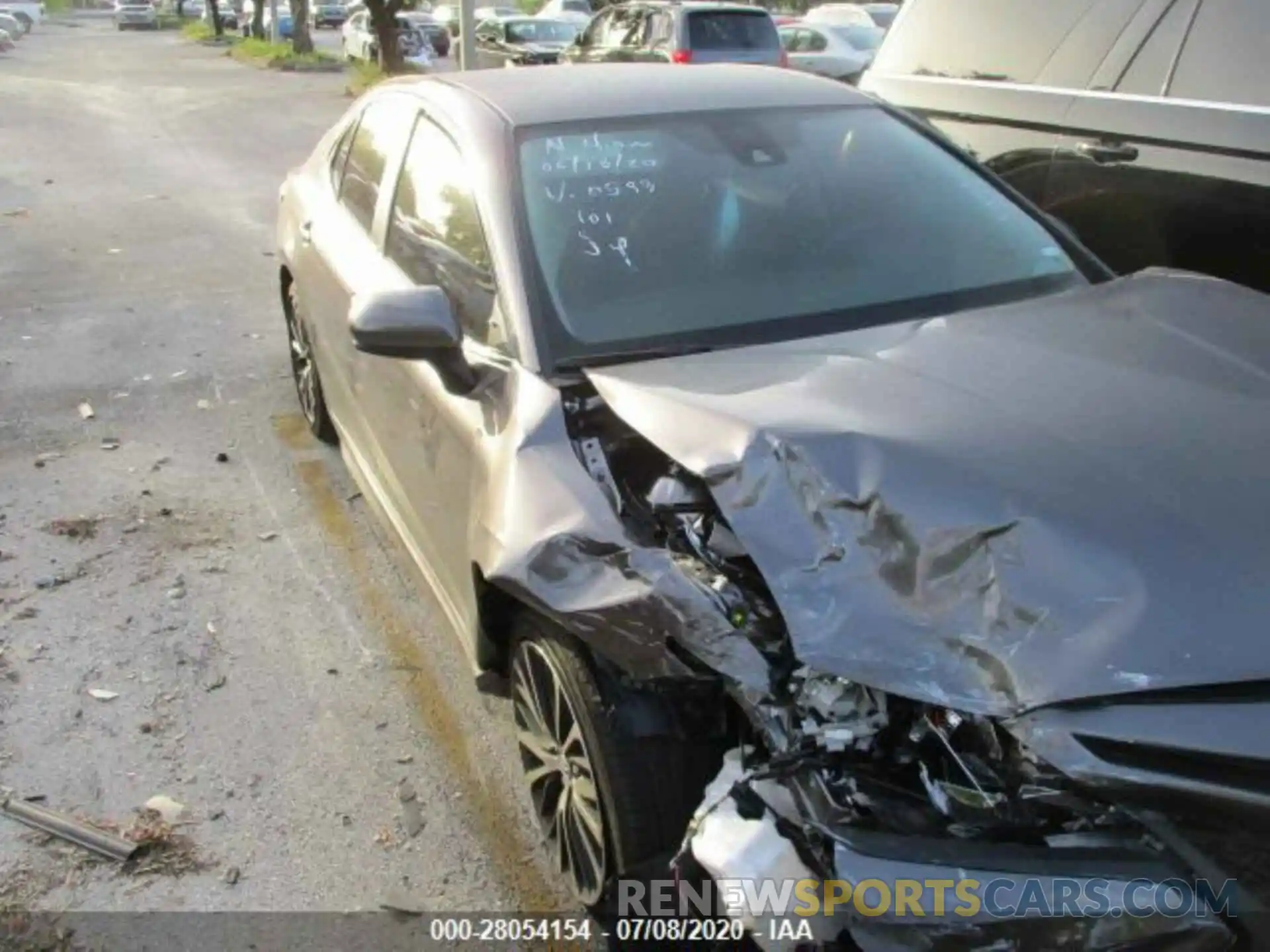 3 Photograph of a damaged car 4T1G11AK7LU340899 TOYOTA CAMRY 2020