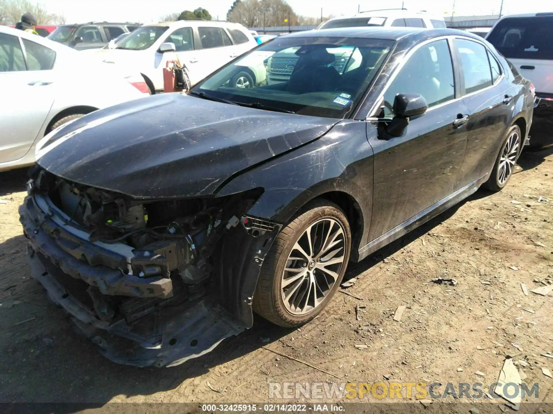 2 Photograph of a damaged car 4T1G11AK7LU344936 TOYOTA CAMRY 2020