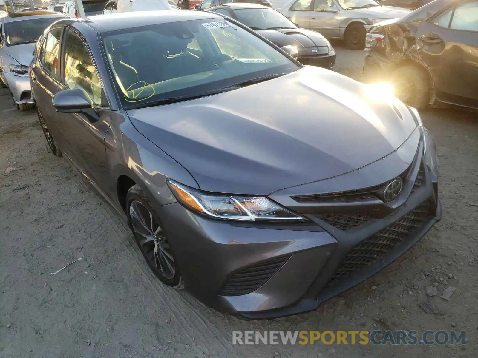 1 Photograph of a damaged car 4T1G11AK7LU346475 TOYOTA CAMRY 2020