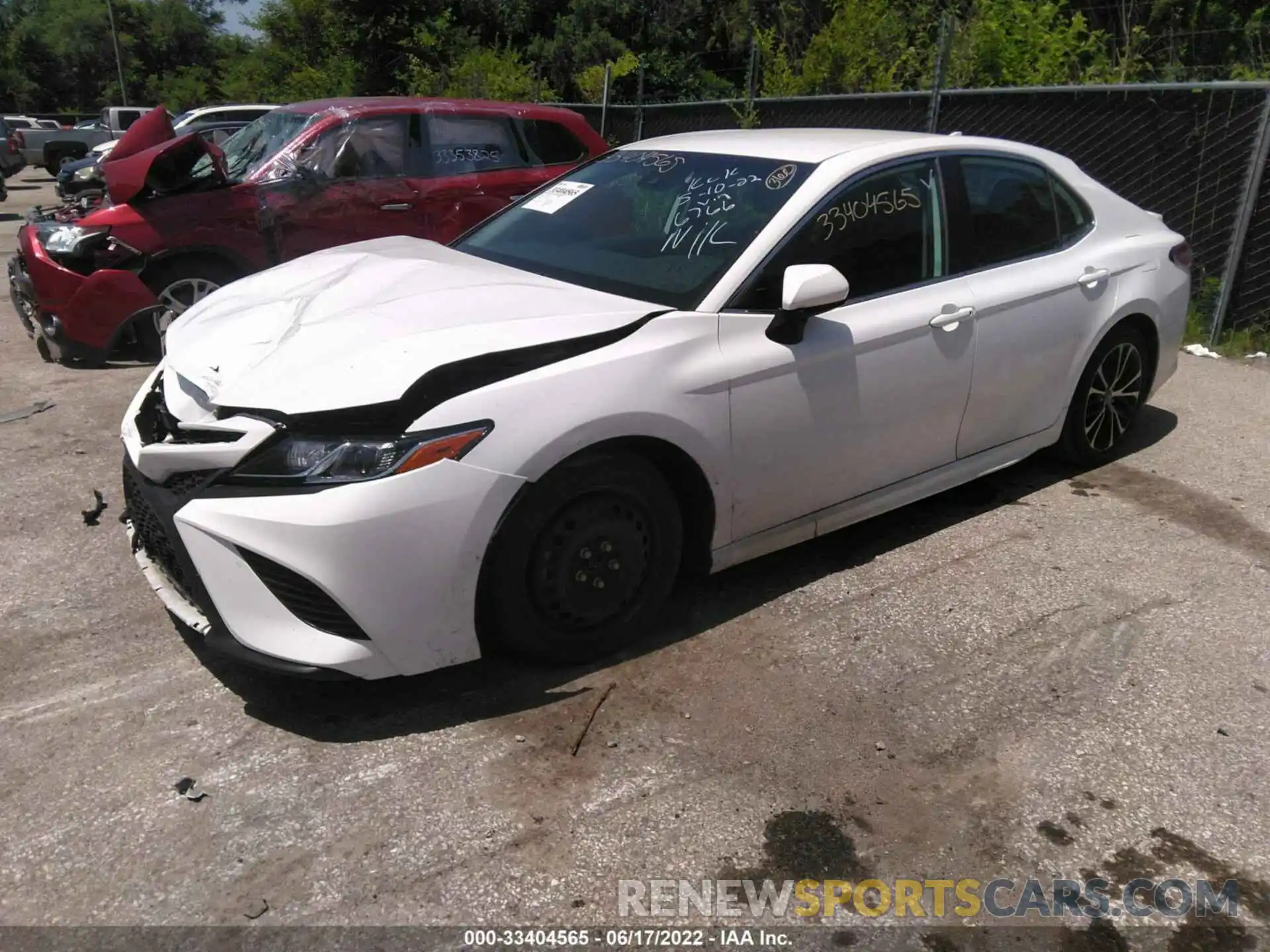 2 Photograph of a damaged car 4T1G11AK7LU346766 TOYOTA CAMRY 2020