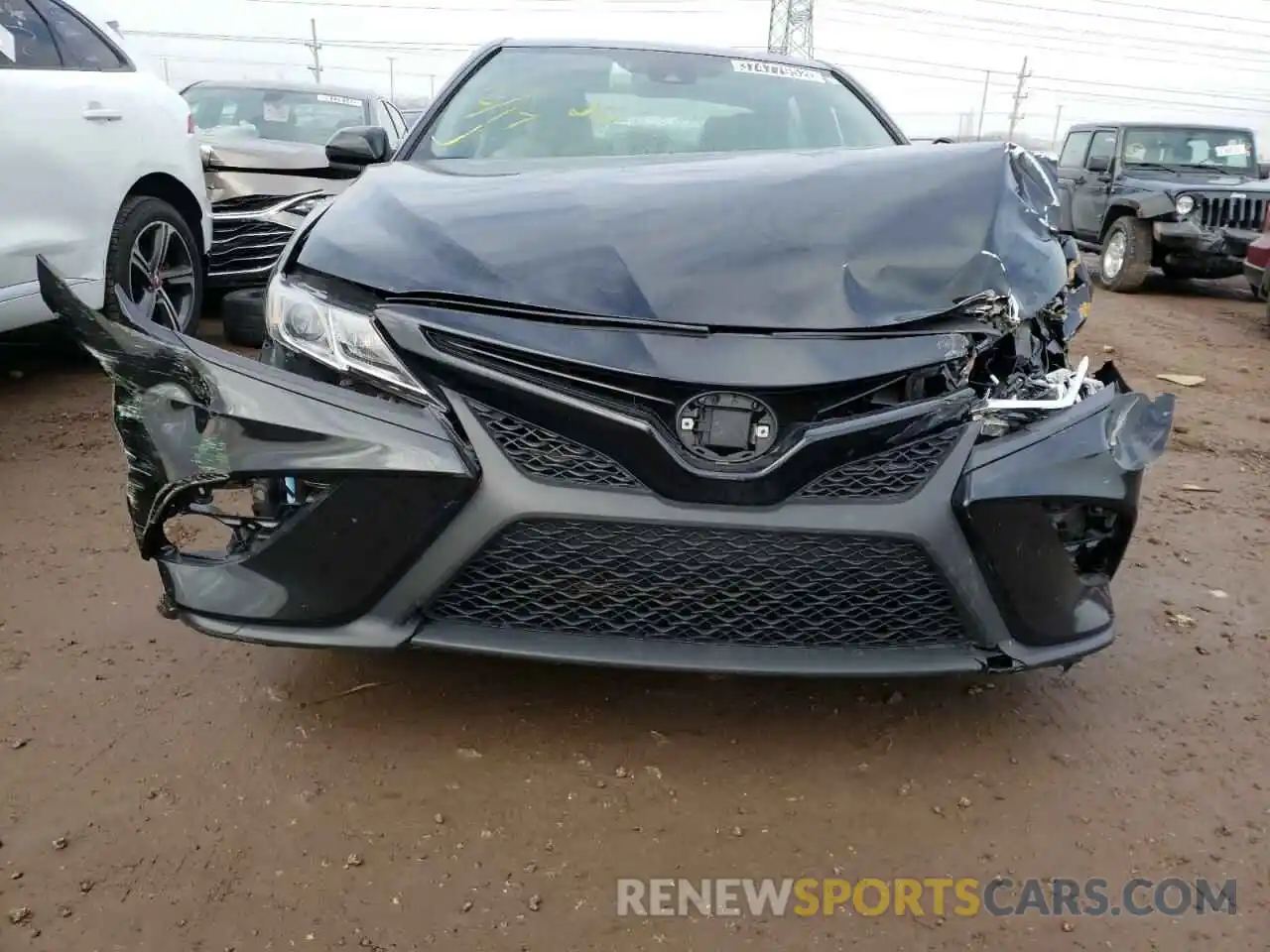 9 Photograph of a damaged car 4T1G11AK7LU347139 TOYOTA CAMRY 2020