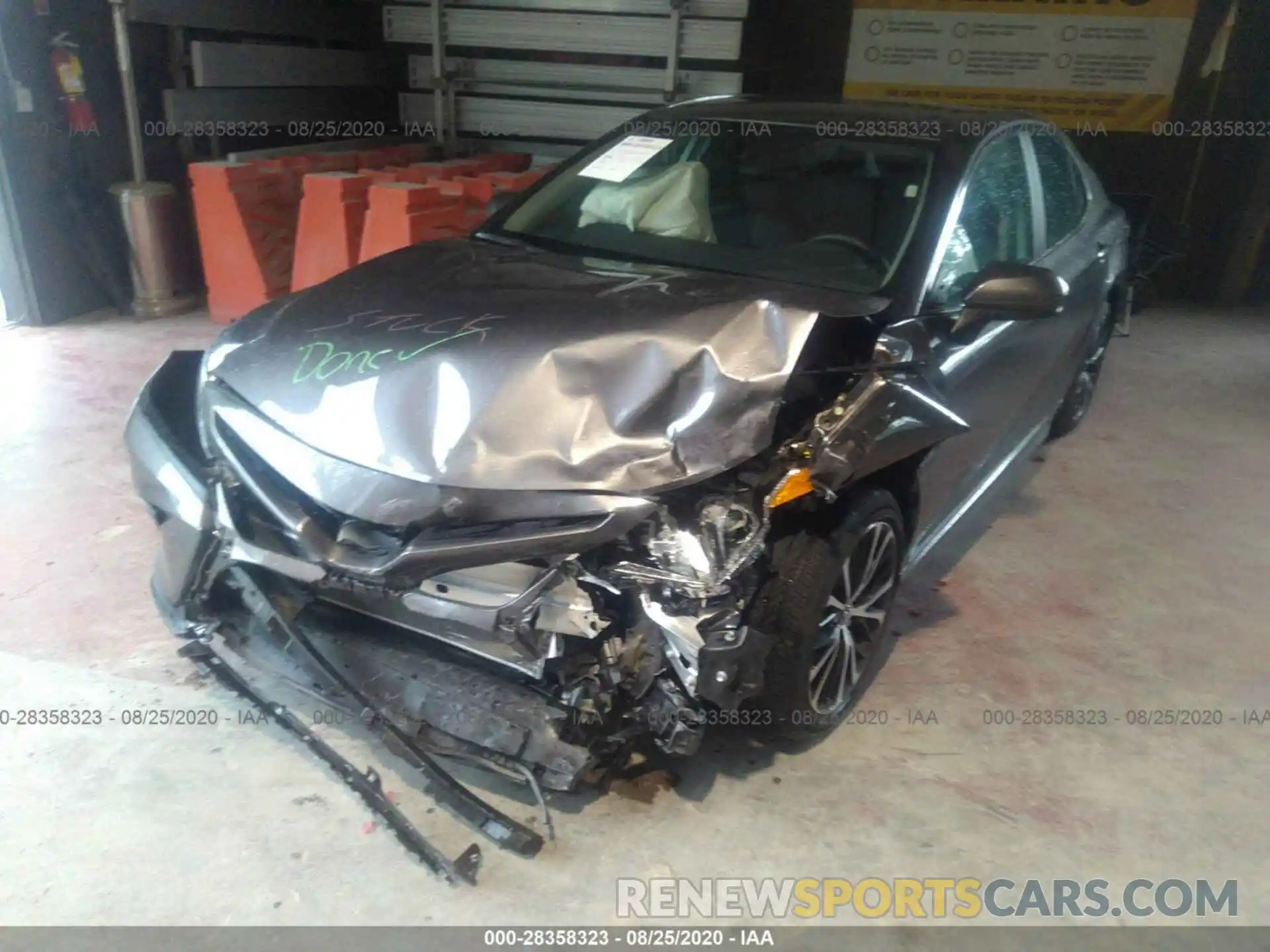 2 Photograph of a damaged car 4T1G11AK7LU347996 TOYOTA CAMRY 2020