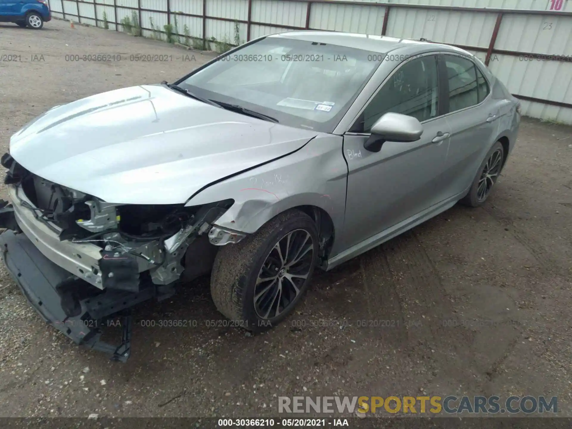 2 Photograph of a damaged car 4T1G11AK7LU348503 TOYOTA CAMRY 2020