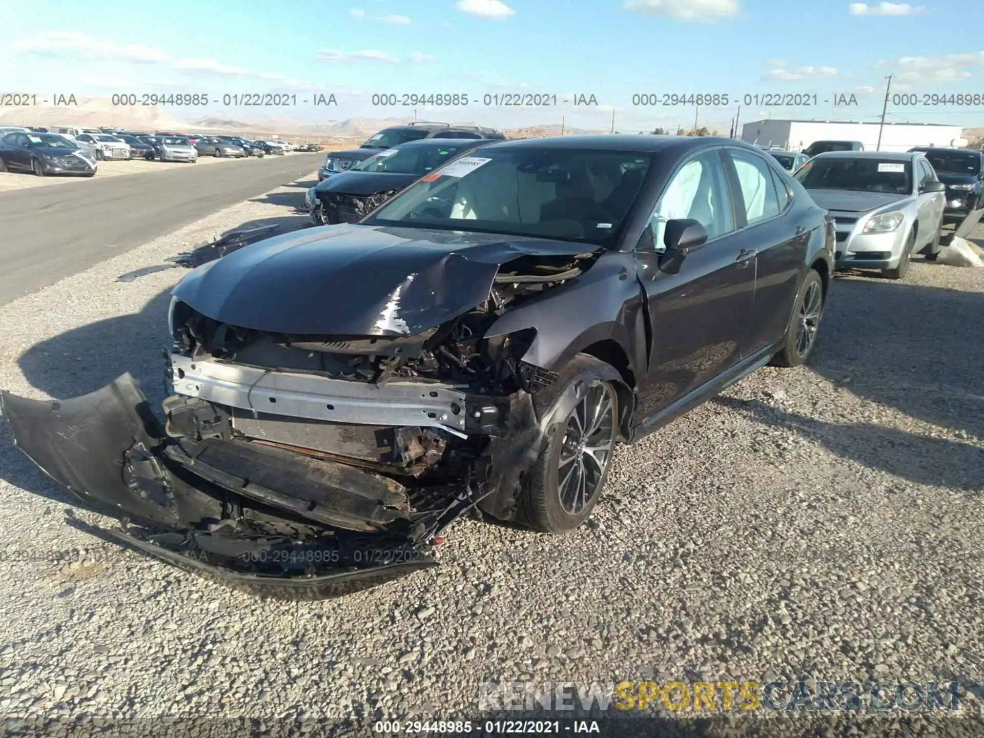 2 Photograph of a damaged car 4T1G11AK7LU354270 TOYOTA CAMRY 2020