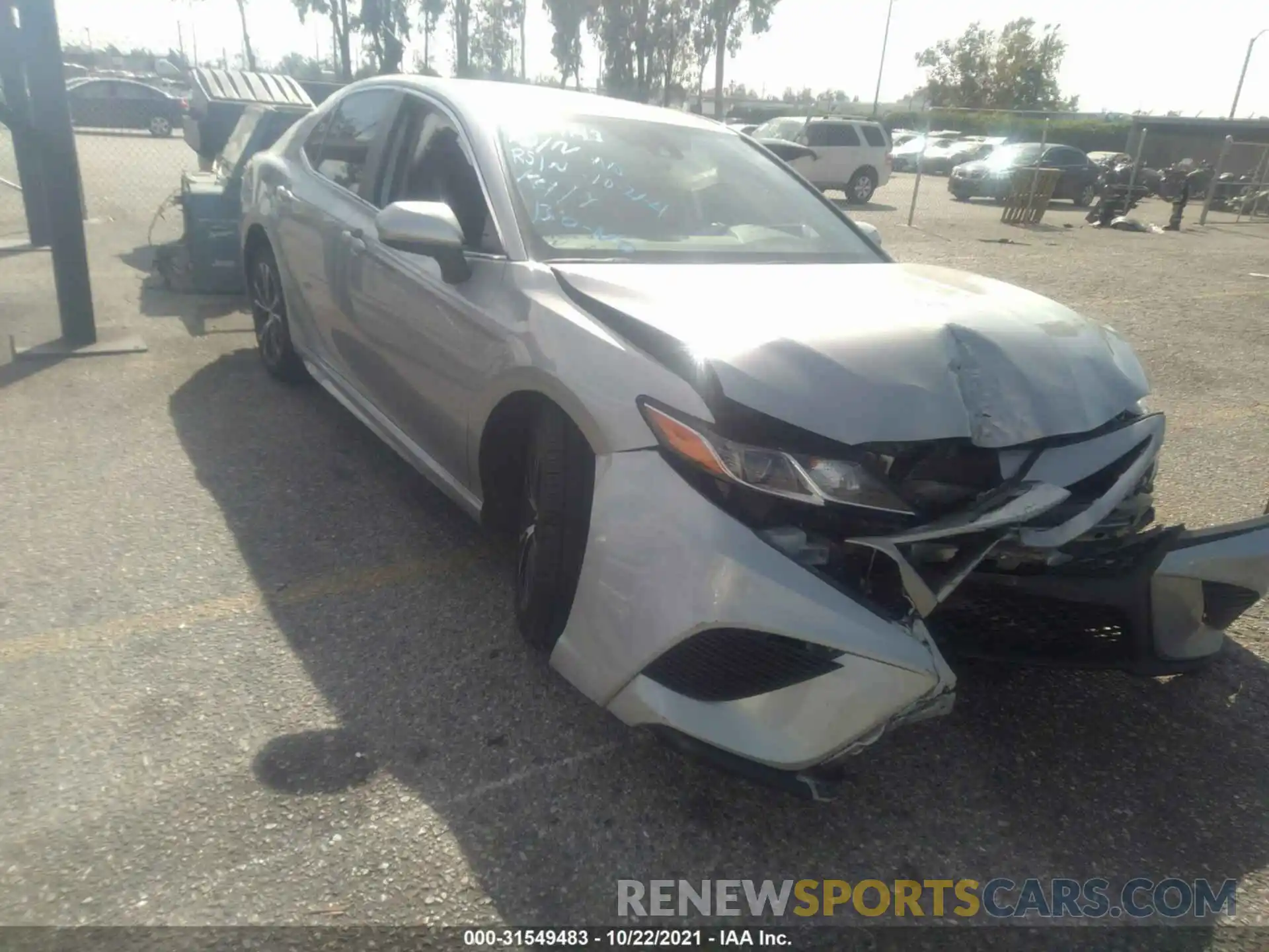 1 Photograph of a damaged car 4T1G11AK7LU356505 TOYOTA CAMRY 2020