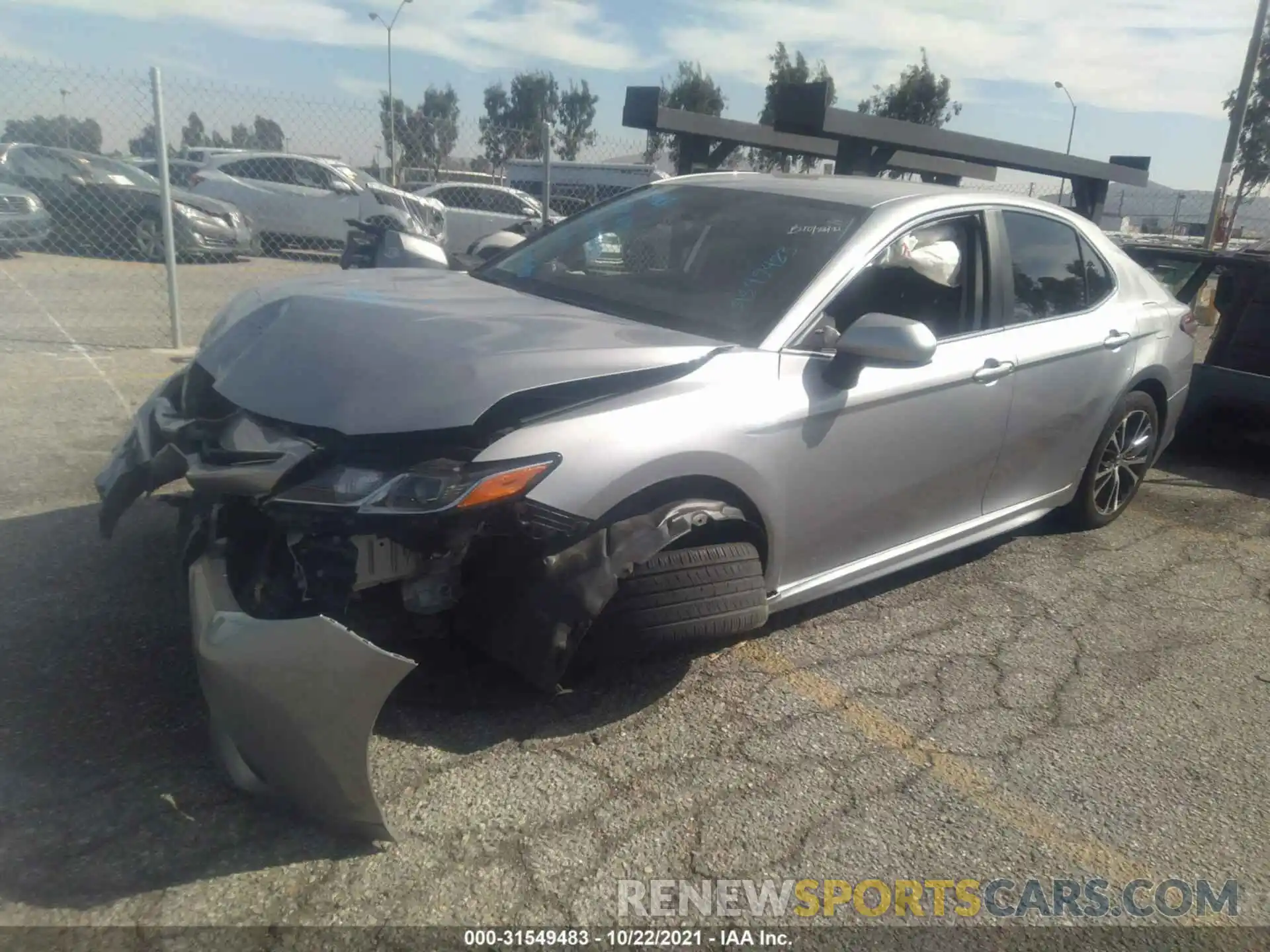 2 Photograph of a damaged car 4T1G11AK7LU356505 TOYOTA CAMRY 2020