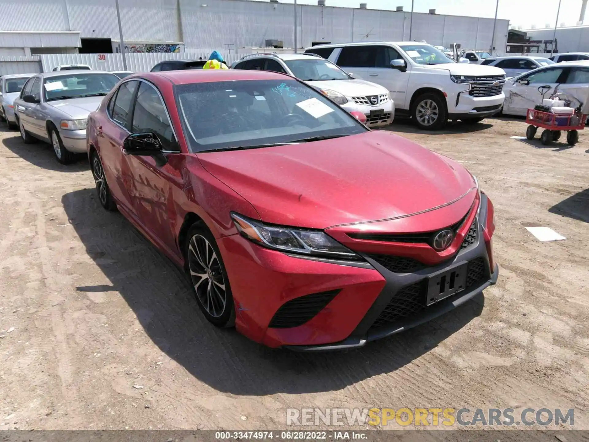 1 Photograph of a damaged car 4T1G11AK7LU358769 TOYOTA CAMRY 2020