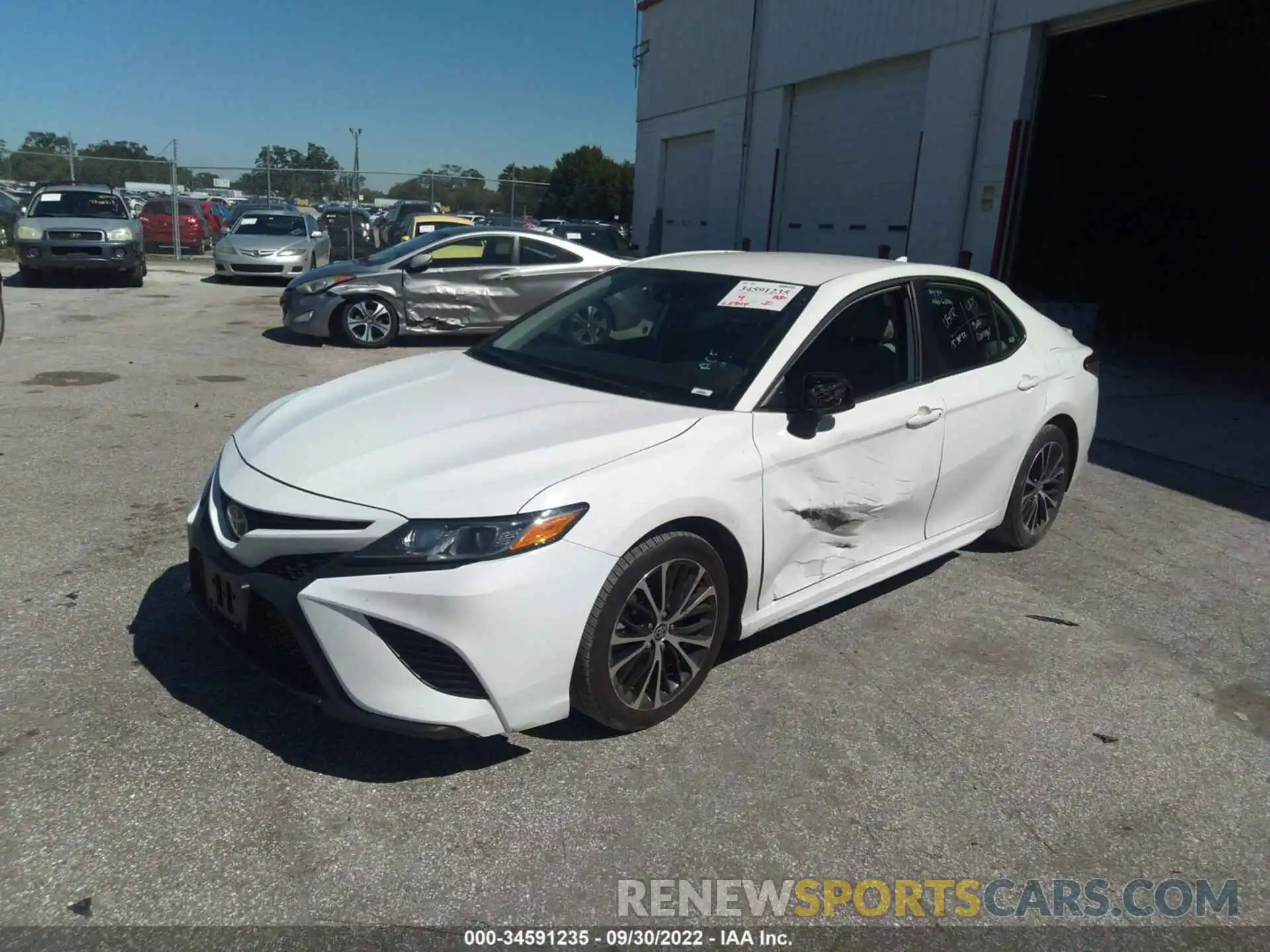 2 Photograph of a damaged car 4T1G11AK7LU360358 TOYOTA CAMRY 2020