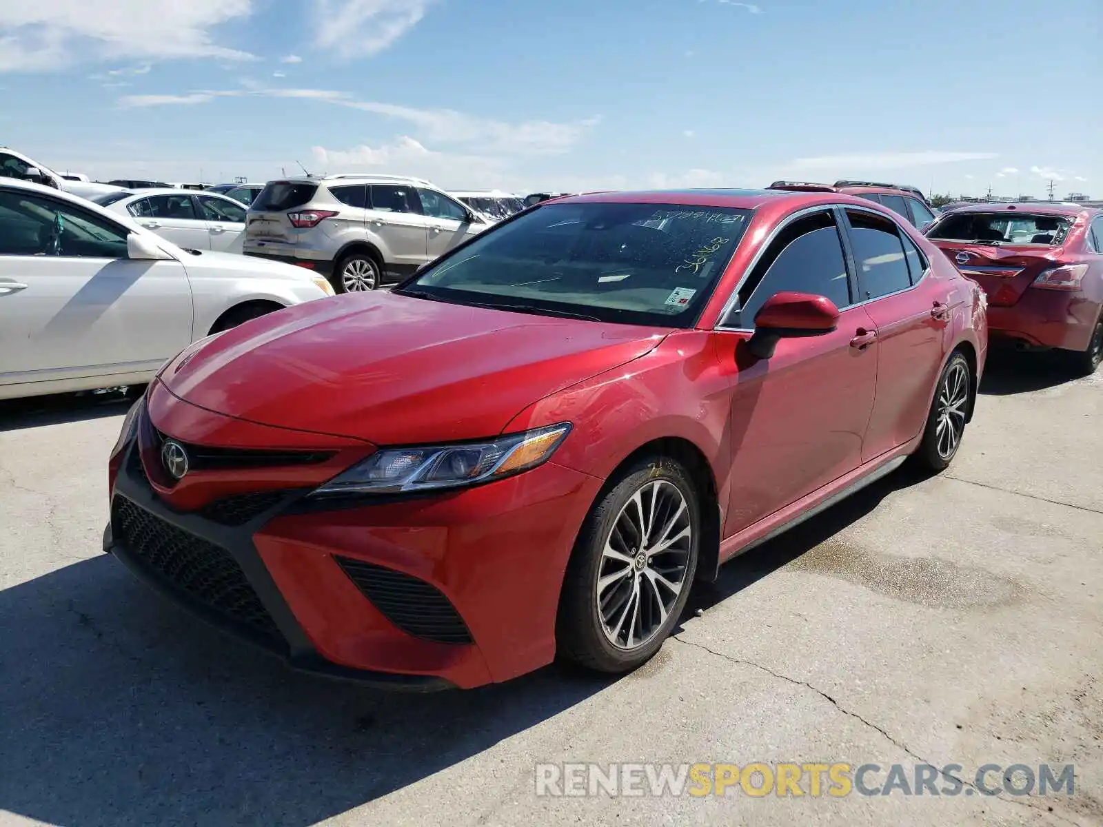 2 Photograph of a damaged car 4T1G11AK7LU361168 TOYOTA CAMRY 2020