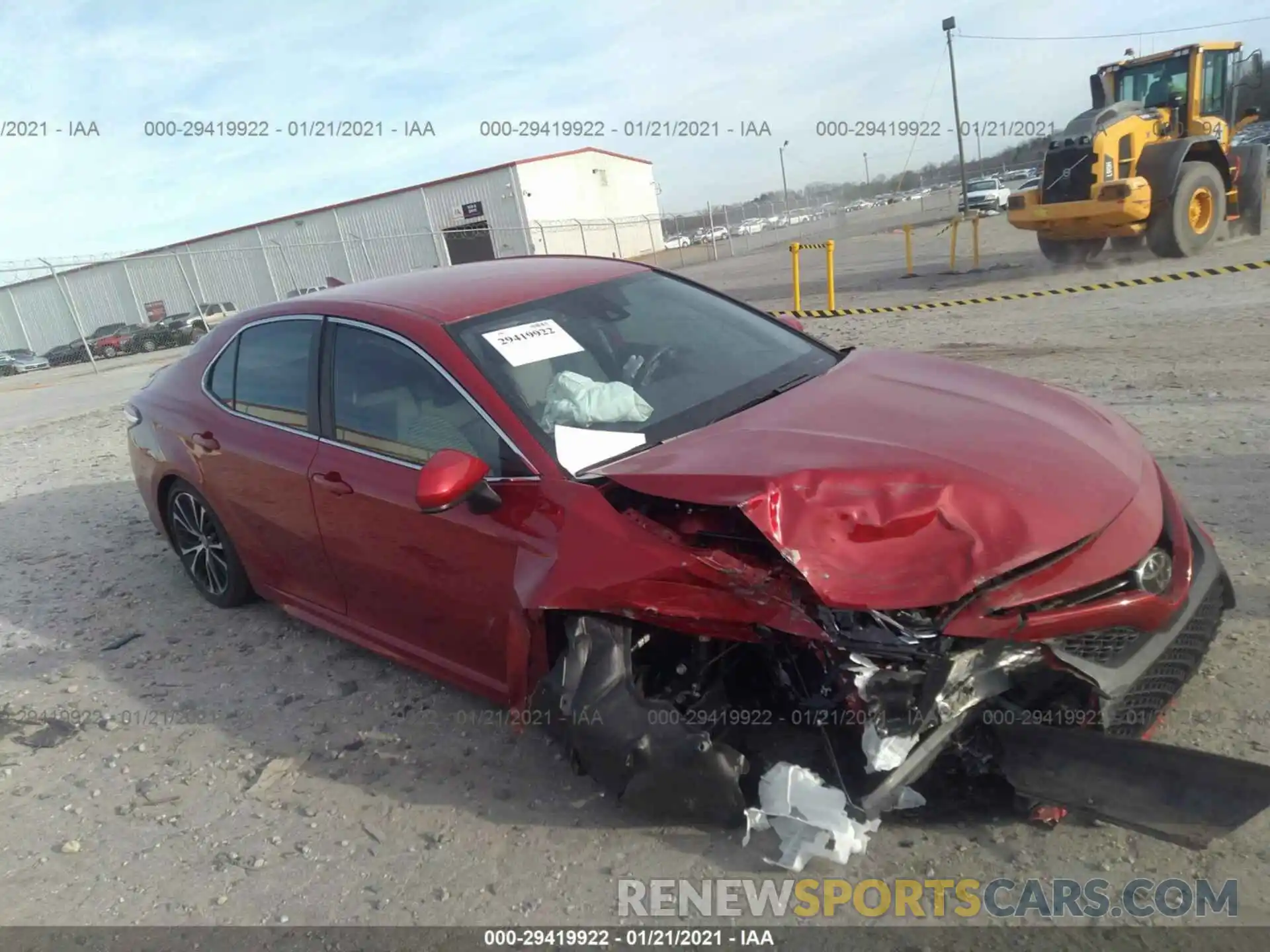 1 Photograph of a damaged car 4T1G11AK7LU366600 TOYOTA CAMRY 2020