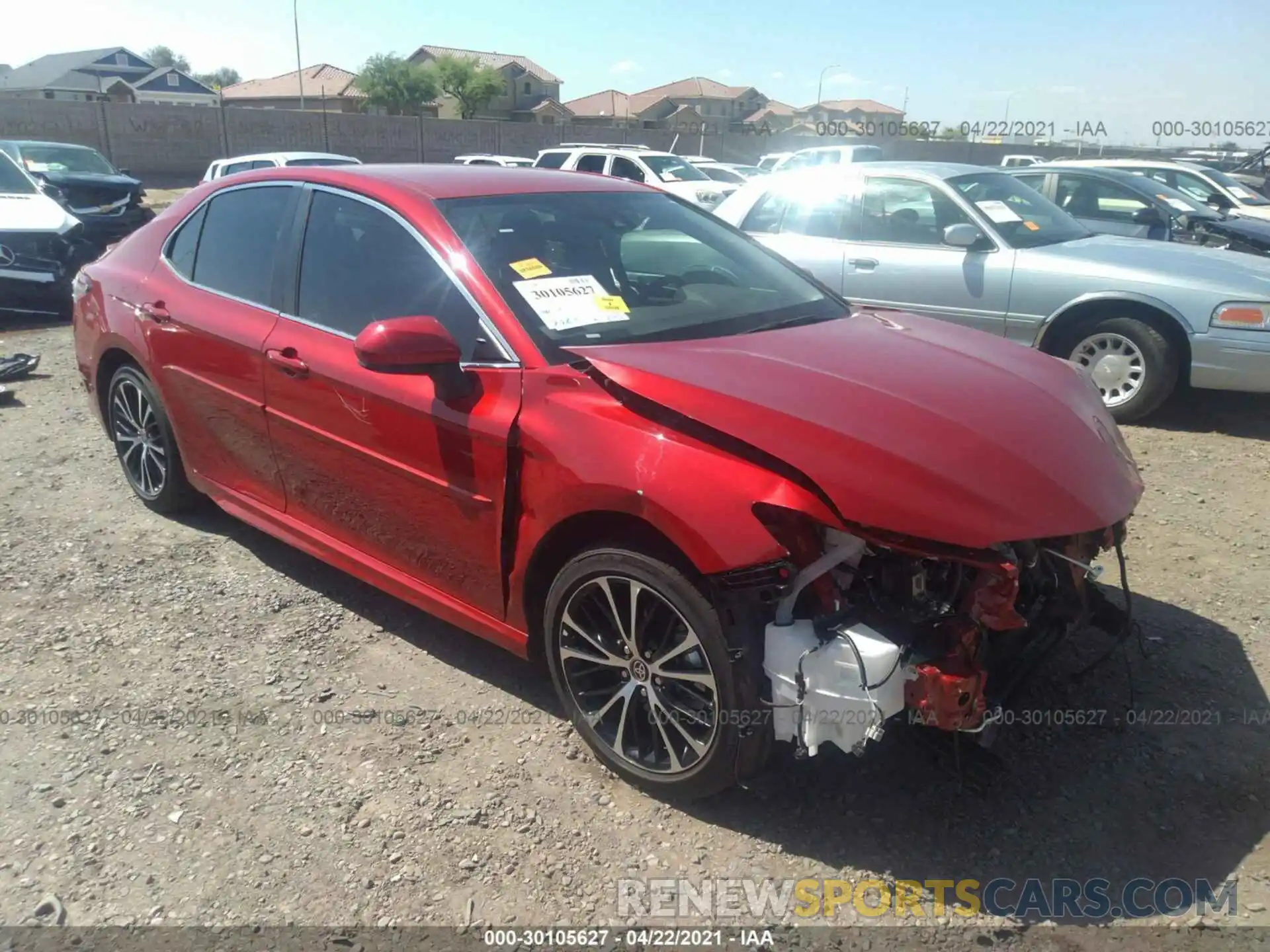 1 Photograph of a damaged car 4T1G11AK7LU367522 TOYOTA CAMRY 2020