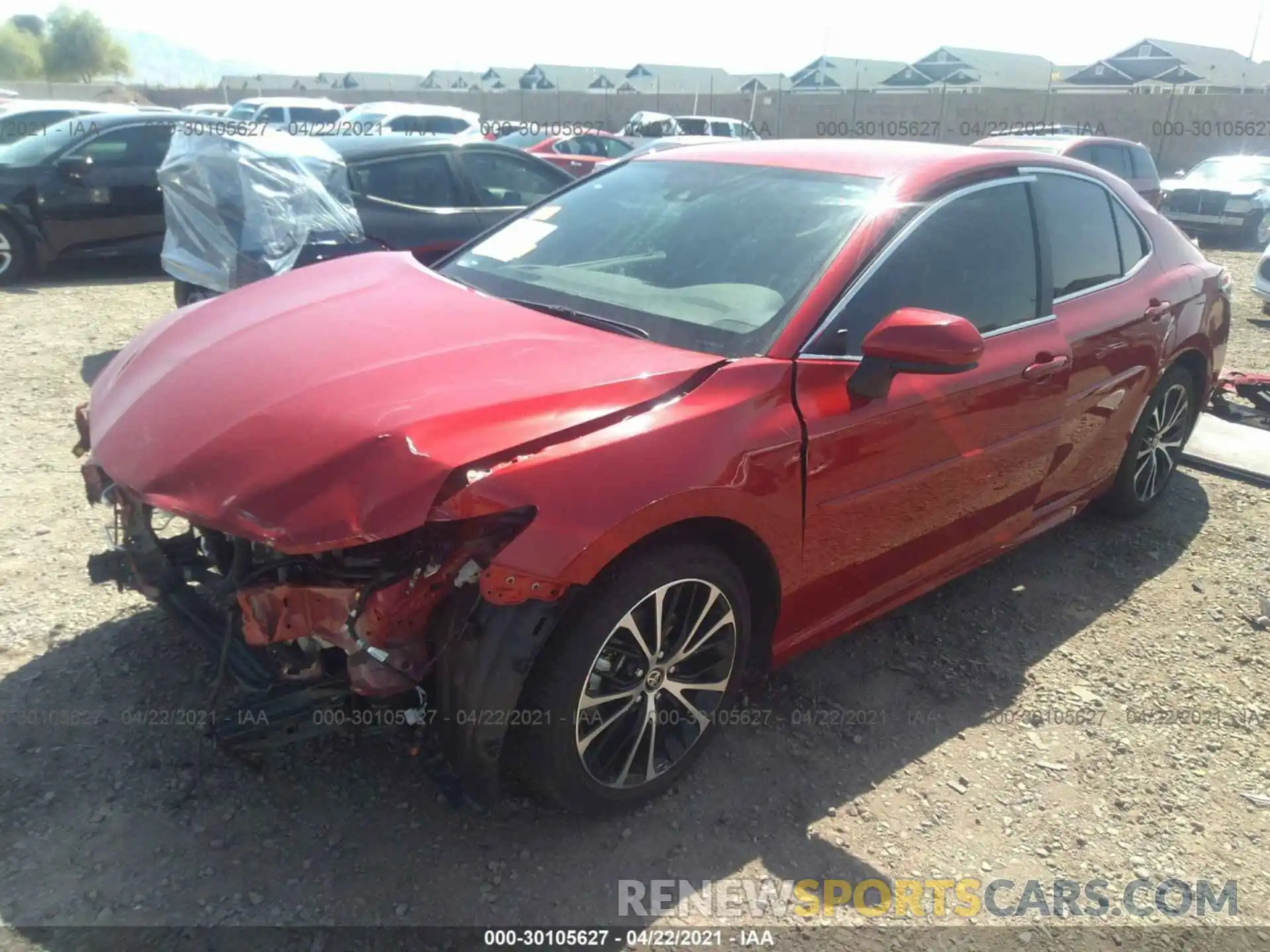 2 Photograph of a damaged car 4T1G11AK7LU367522 TOYOTA CAMRY 2020