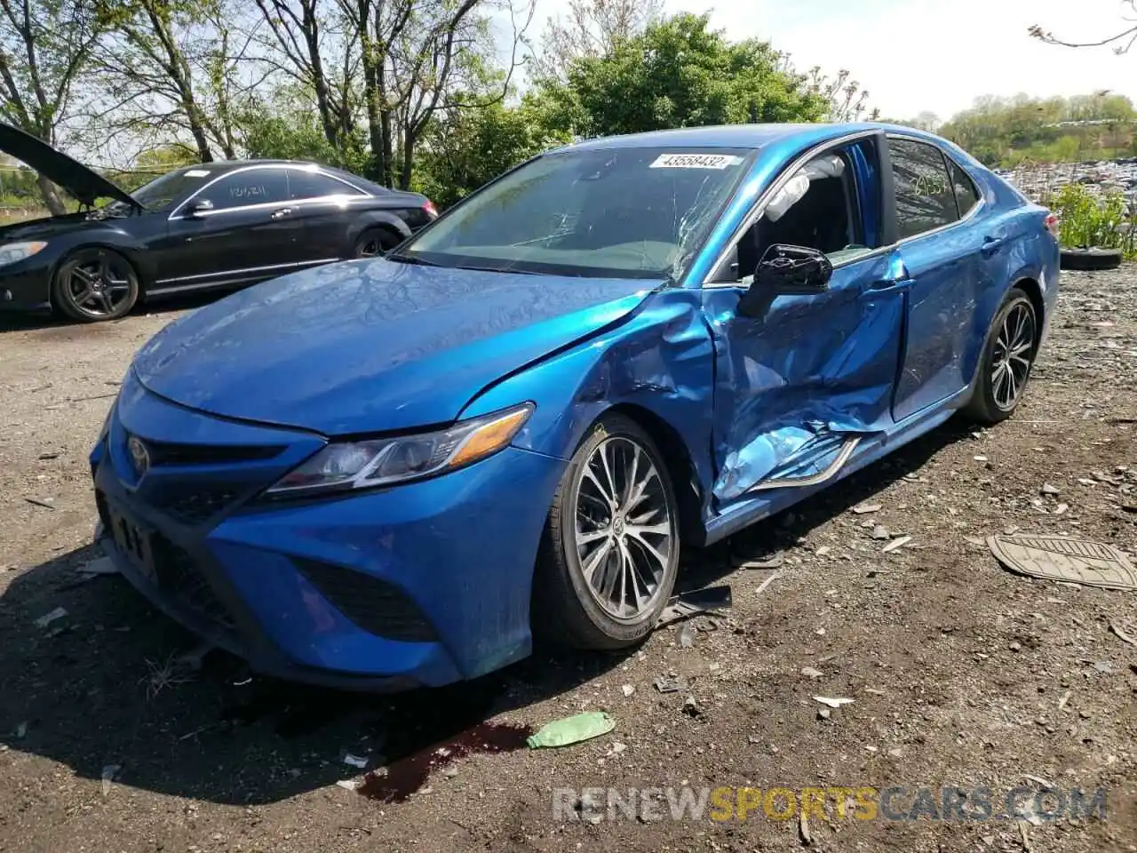 2 Photograph of a damaged car 4T1G11AK7LU373272 TOYOTA CAMRY 2020