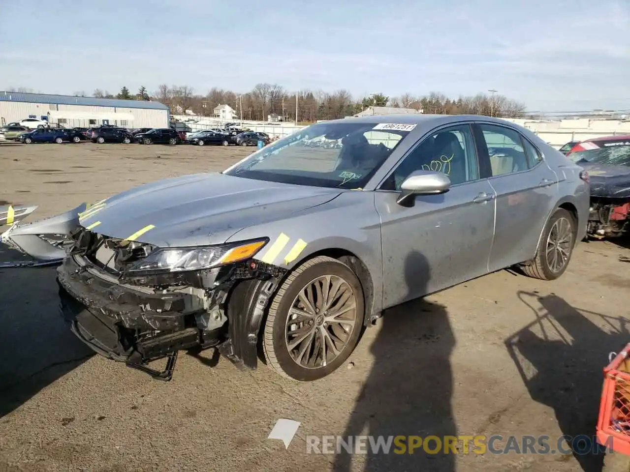 2 Photograph of a damaged car 4T1G11AK7LU384191 TOYOTA CAMRY 2020