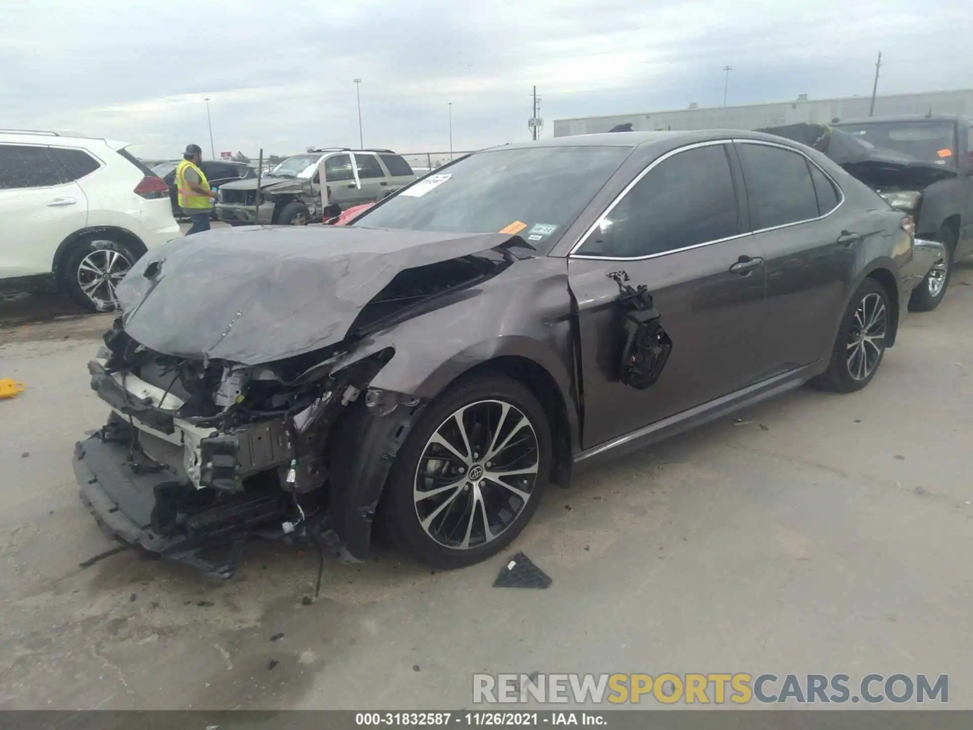 2 Photograph of a damaged car 4T1G11AK7LU385938 TOYOTA CAMRY 2020