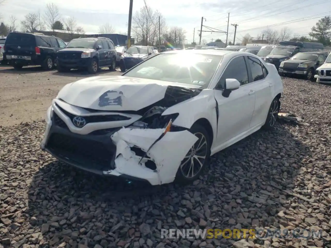 2 Photograph of a damaged car 4T1G11AK7LU390556 TOYOTA CAMRY 2020