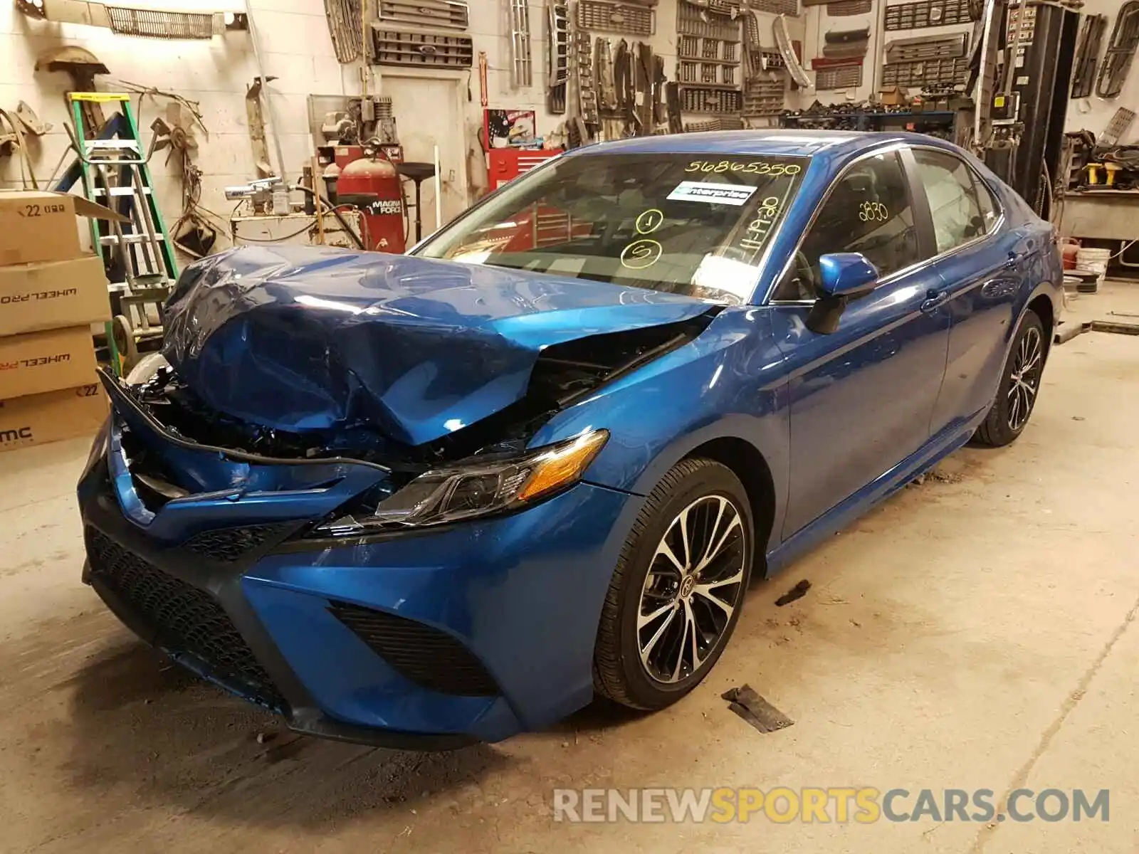 2 Photograph of a damaged car 4T1G11AK7LU395515 TOYOTA CAMRY 2020