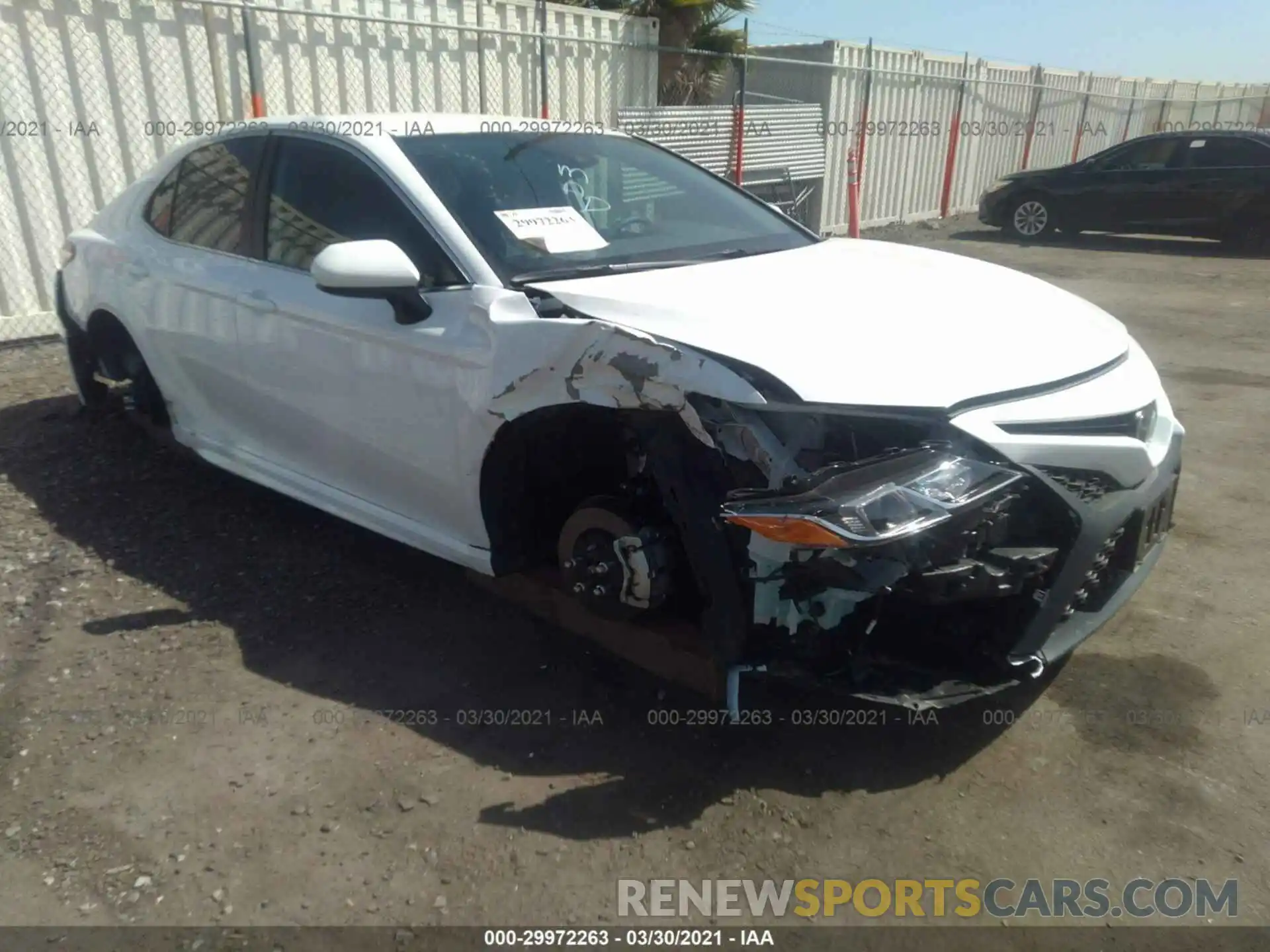 1 Photograph of a damaged car 4T1G11AK7LU508203 TOYOTA CAMRY 2020