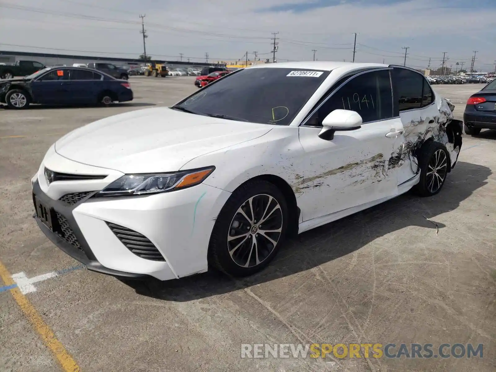 2 Photograph of a damaged car 4T1G11AK7LU511201 TOYOTA CAMRY 2020