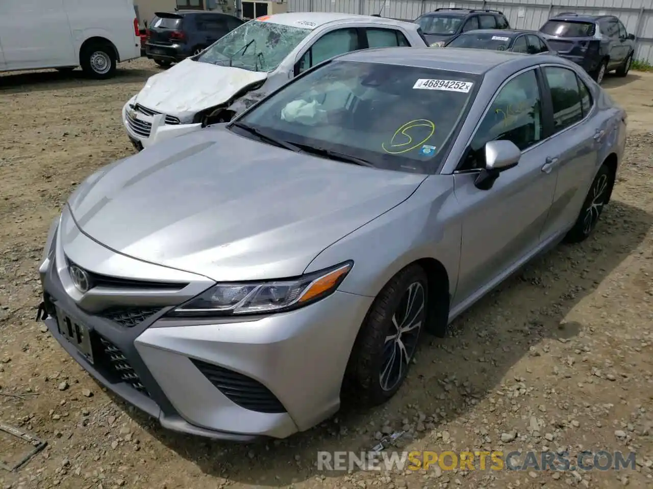 2 Photograph of a damaged car 4T1G11AK7LU511506 TOYOTA CAMRY 2020