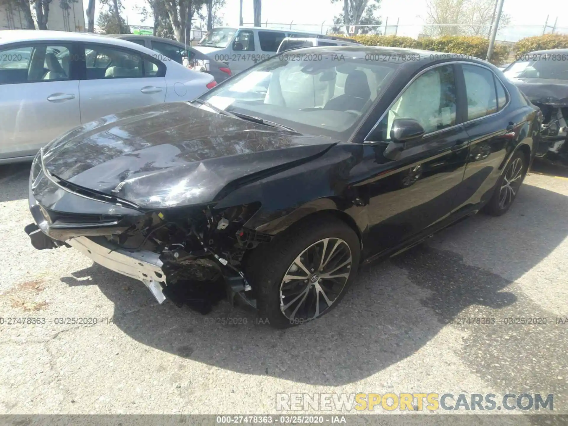 2 Photograph of a damaged car 4T1G11AK7LU859659 TOYOTA CAMRY 2020