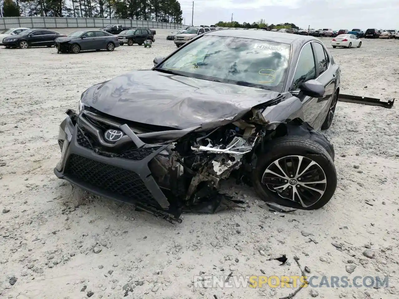 2 Photograph of a damaged car 4T1G11AK7LU863937 TOYOTA CAMRY 2020