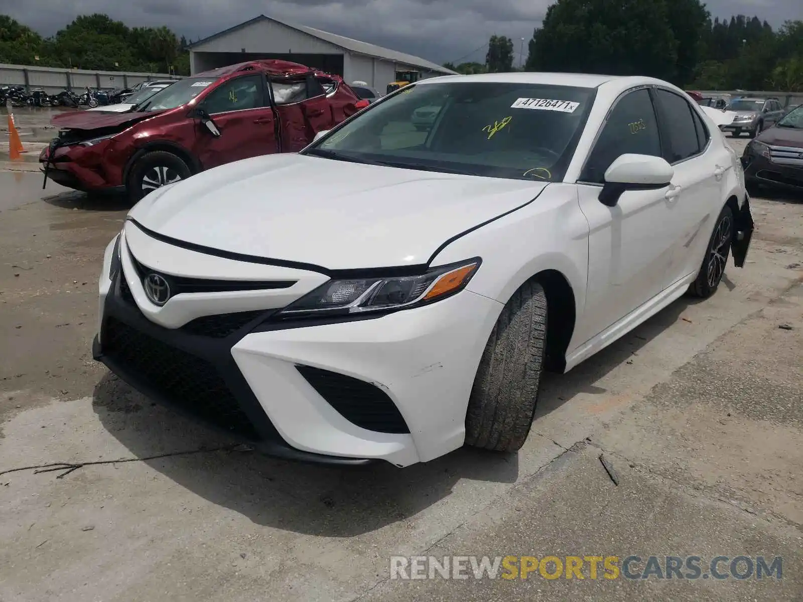 2 Photograph of a damaged car 4T1G11AK7LU869446 TOYOTA CAMRY 2020