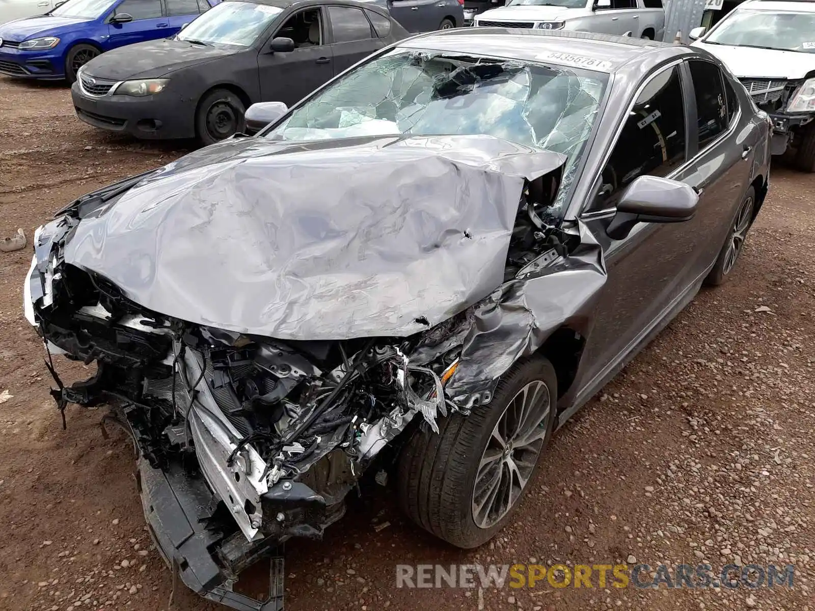 2 Photograph of a damaged car 4T1G11AK7LU869558 TOYOTA CAMRY 2020