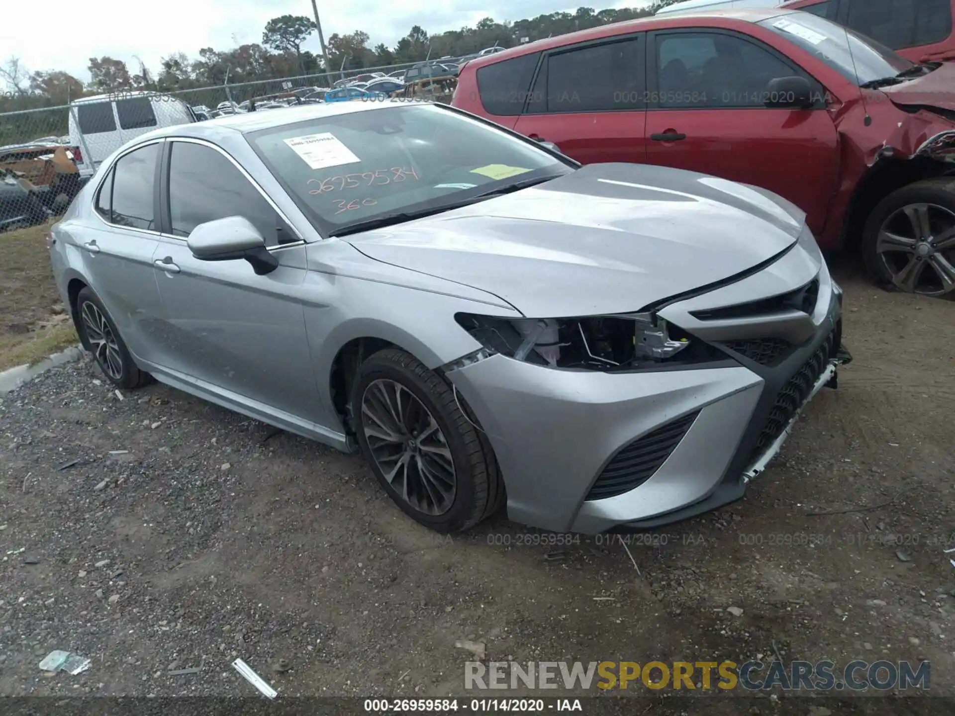 1 Photograph of a damaged car 4T1G11AK7LU871133 TOYOTA CAMRY 2020