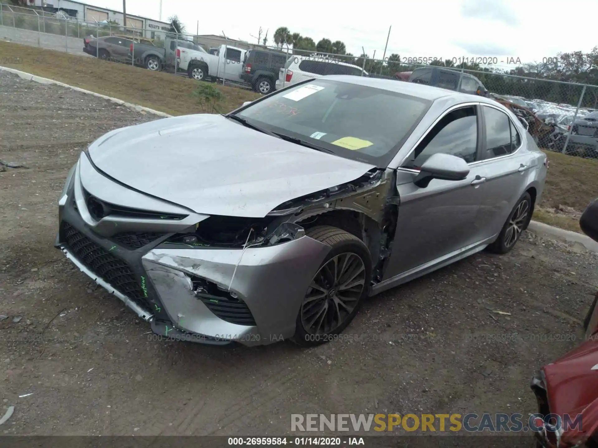 2 Photograph of a damaged car 4T1G11AK7LU871133 TOYOTA CAMRY 2020