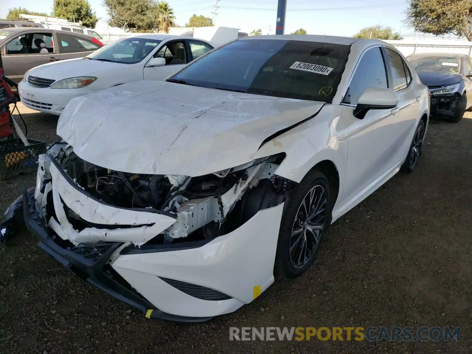 2 Photograph of a damaged car 4T1G11AK7LU872699 TOYOTA CAMRY 2020