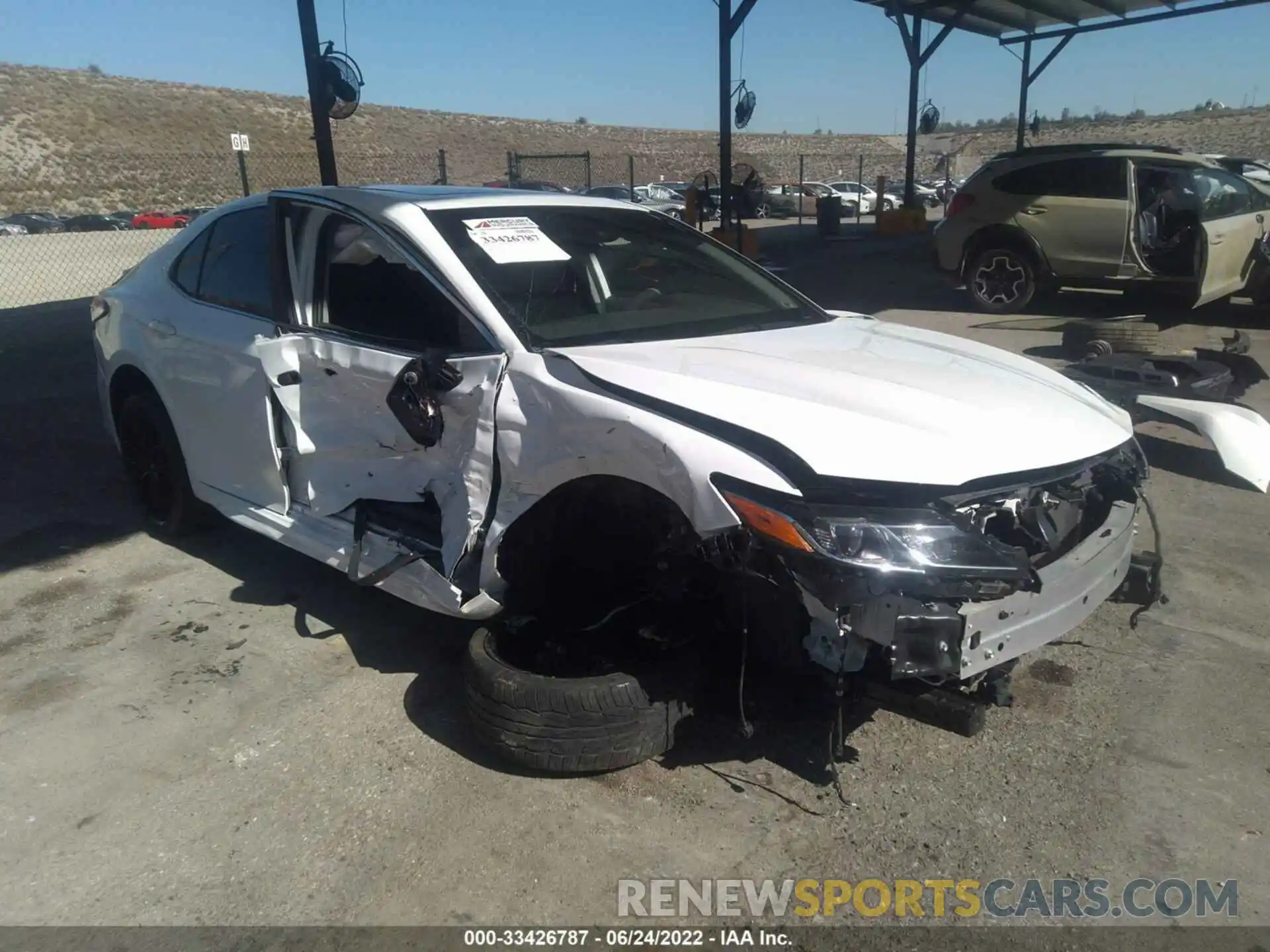 1 Photograph of a damaged car 4T1G11AK7LU873156 TOYOTA CAMRY 2020