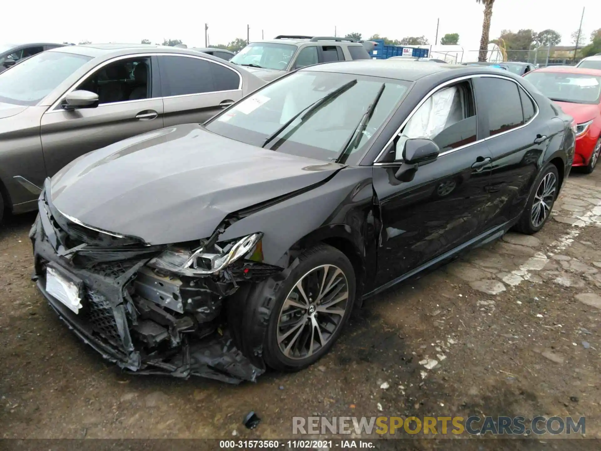 2 Photograph of a damaged car 4T1G11AK7LU875781 TOYOTA CAMRY 2020