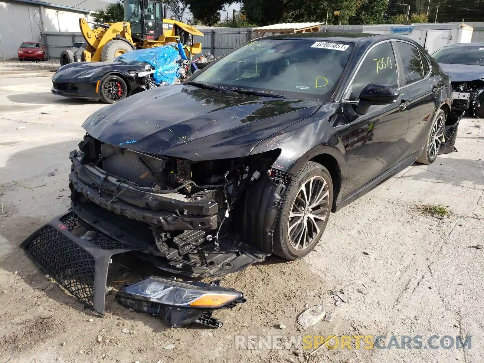 2 Photograph of a damaged car 4T1G11AK7LU875893 TOYOTA CAMRY 2020