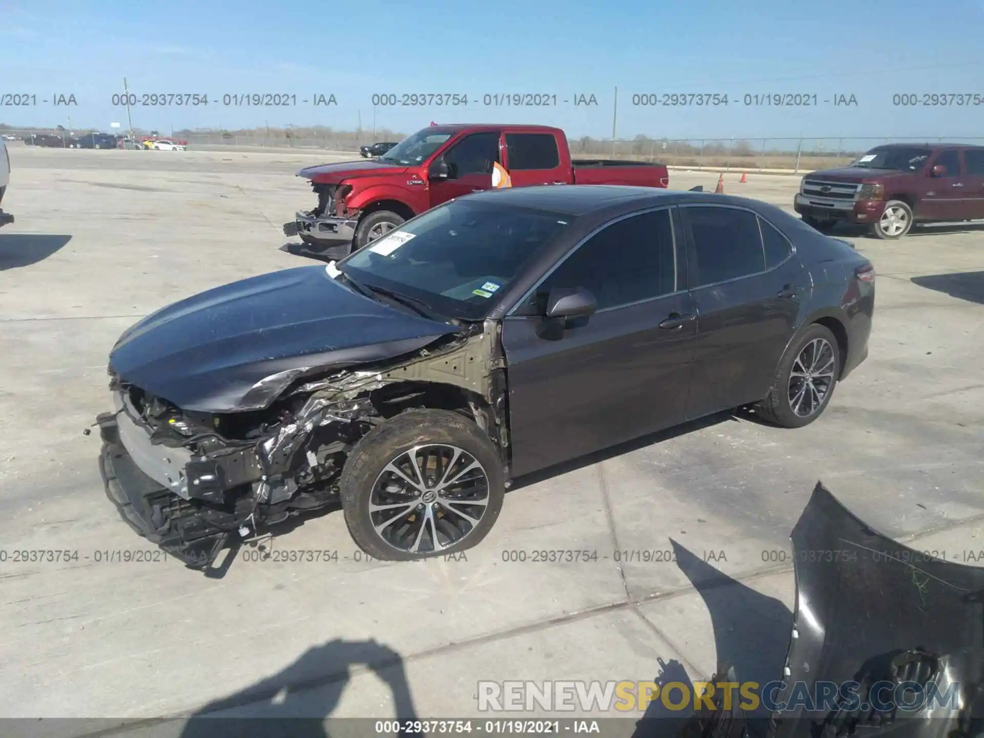 2 Photograph of a damaged car 4T1G11AK7LU877983 TOYOTA CAMRY 2020