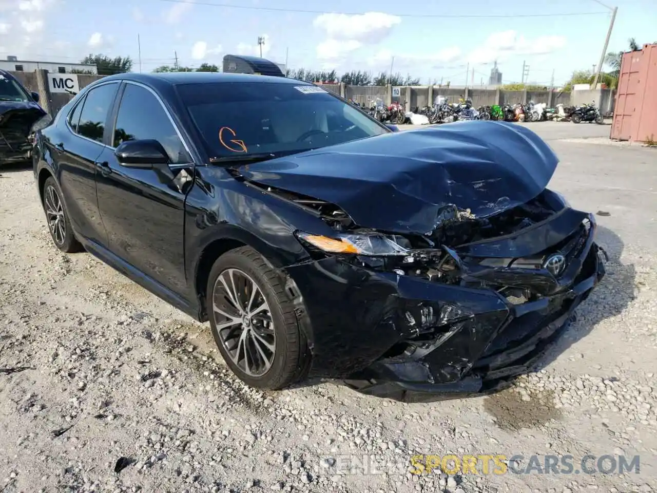 1 Photograph of a damaged car 4T1G11AK7LU878874 TOYOTA CAMRY 2020